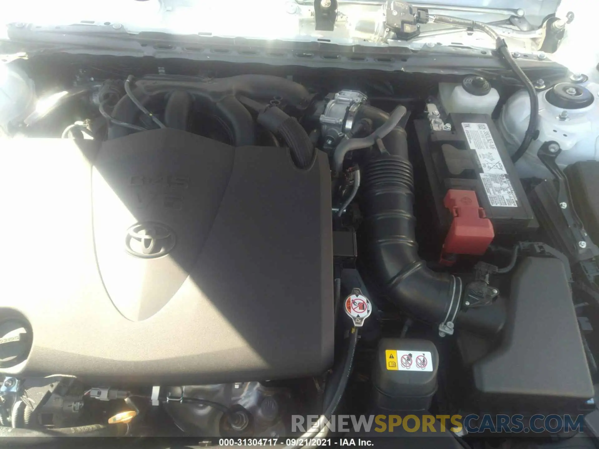 10 fotografías del automóvil dañado 4T1KZ1AK4MU059552 TOYOTA CAMRY 2021