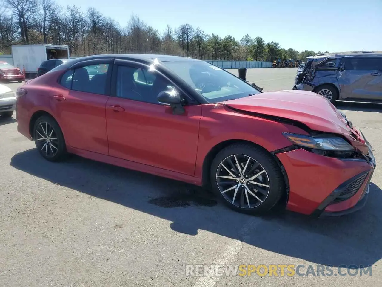 4 fotografías del automóvil dañado 4T1KZ1AK6MU054207 TOYOTA CAMRY 2021