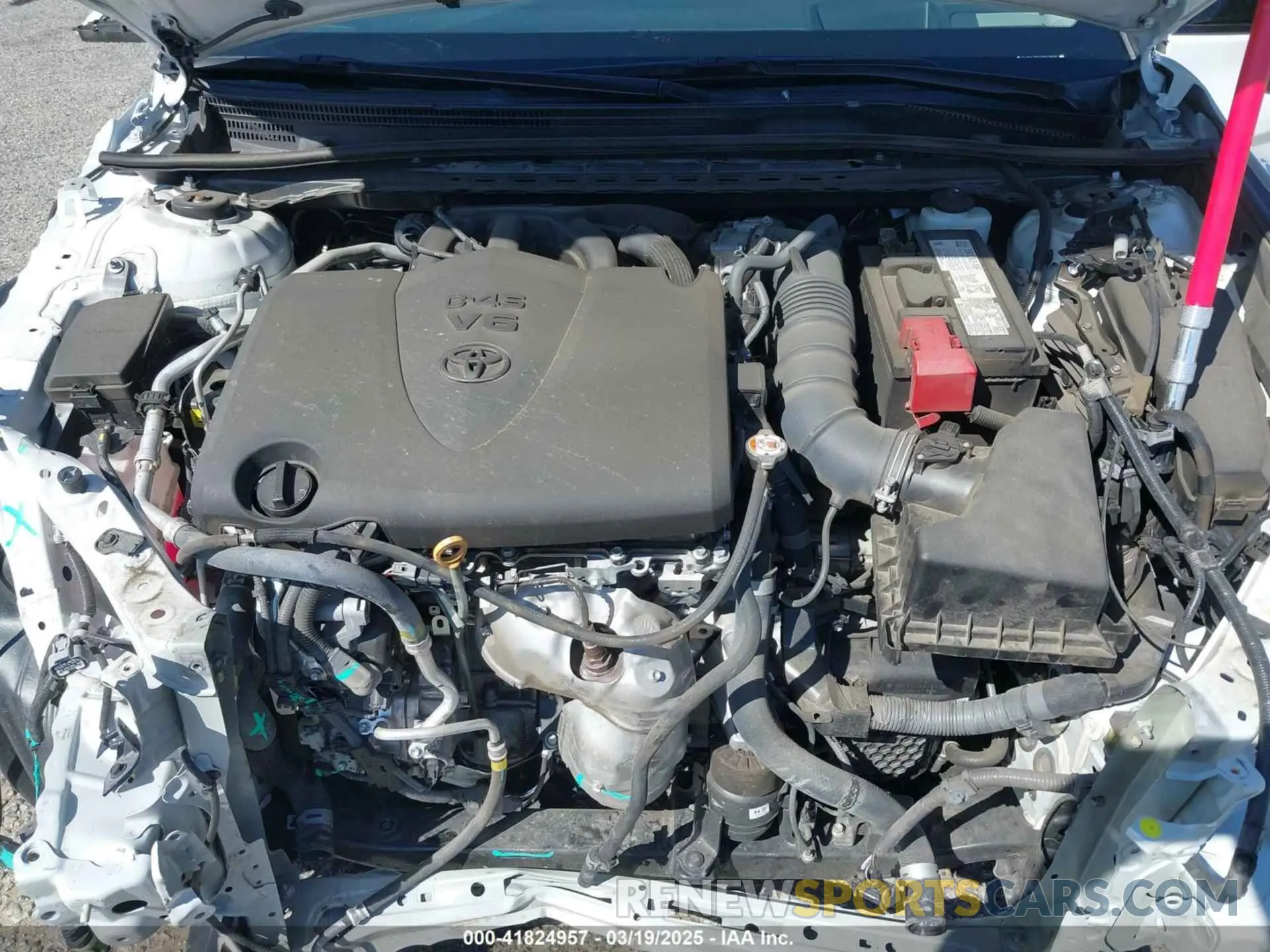 10 fotografías del automóvil dañado 4T1KZ1AK7MU055026 TOYOTA CAMRY 2021