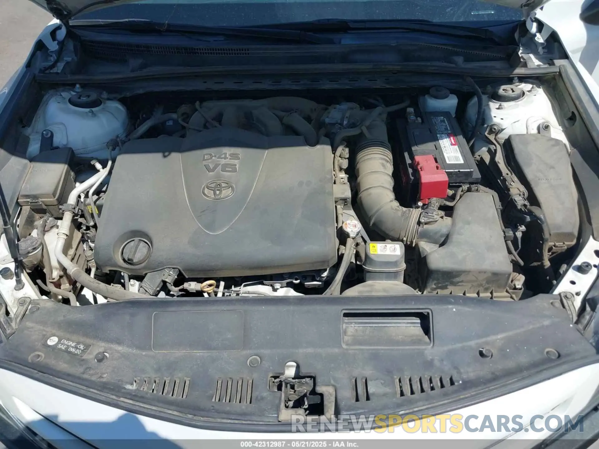 10 fotografías del automóvil dañado 4T1KZ1AK7MU056256 TOYOTA CAMRY 2021