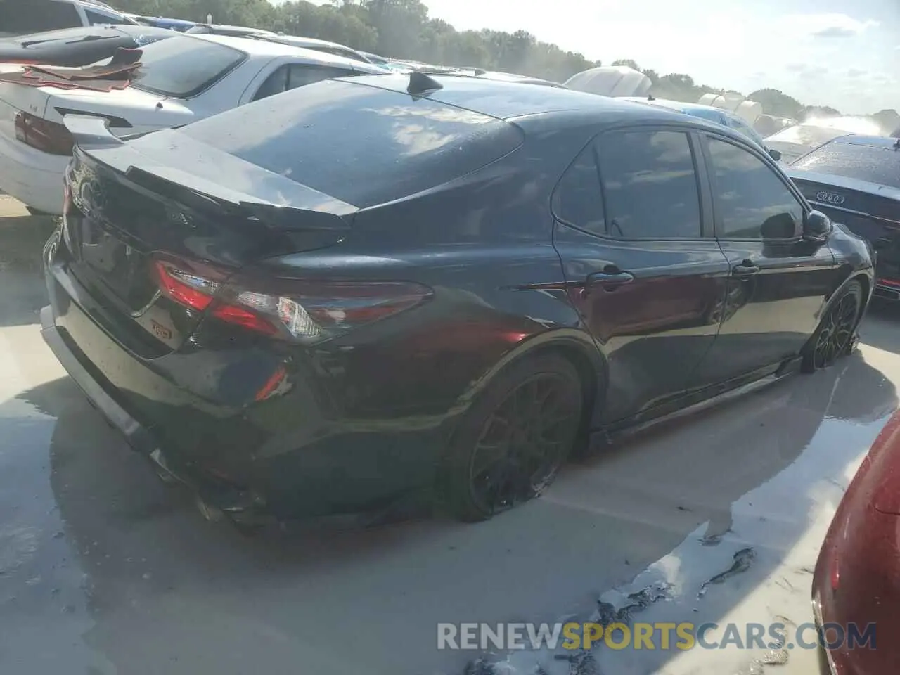 3 fotografías del automóvil dañado 4T1KZ1AK8MU050272 TOYOTA CAMRY 2021