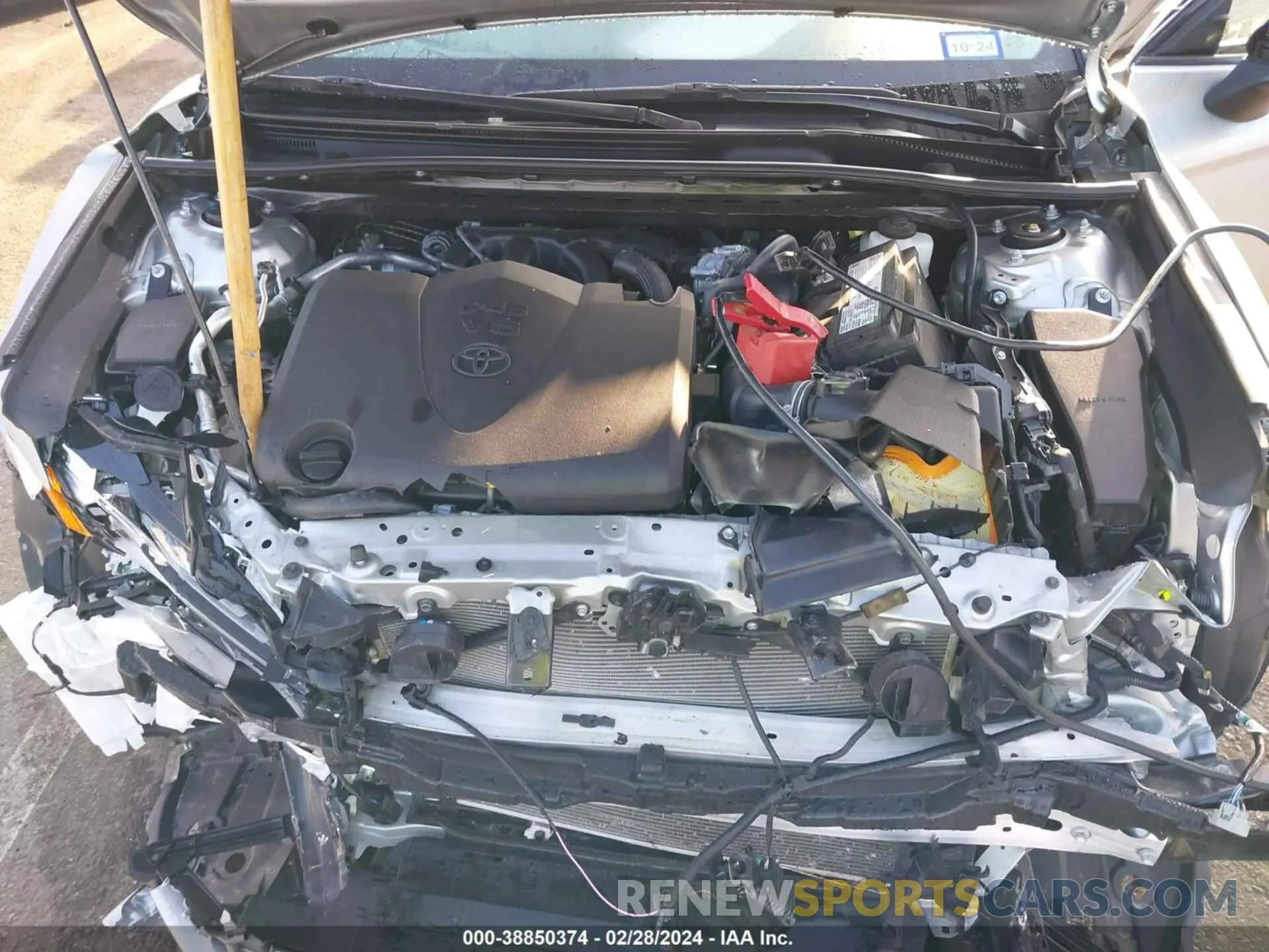 10 fotografías del automóvil dañado 4T1KZ1AK8MU058680 TOYOTA CAMRY 2021