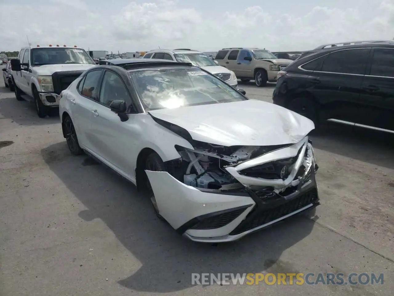1 fotografías del automóvil dañado 4T1KZ1AKXMU054422 TOYOTA CAMRY 2021