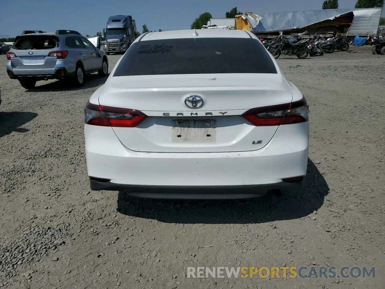 6 fotografías del automóvil dañado 4T1R11AK1MU430589 TOYOTA CAMRY 2021