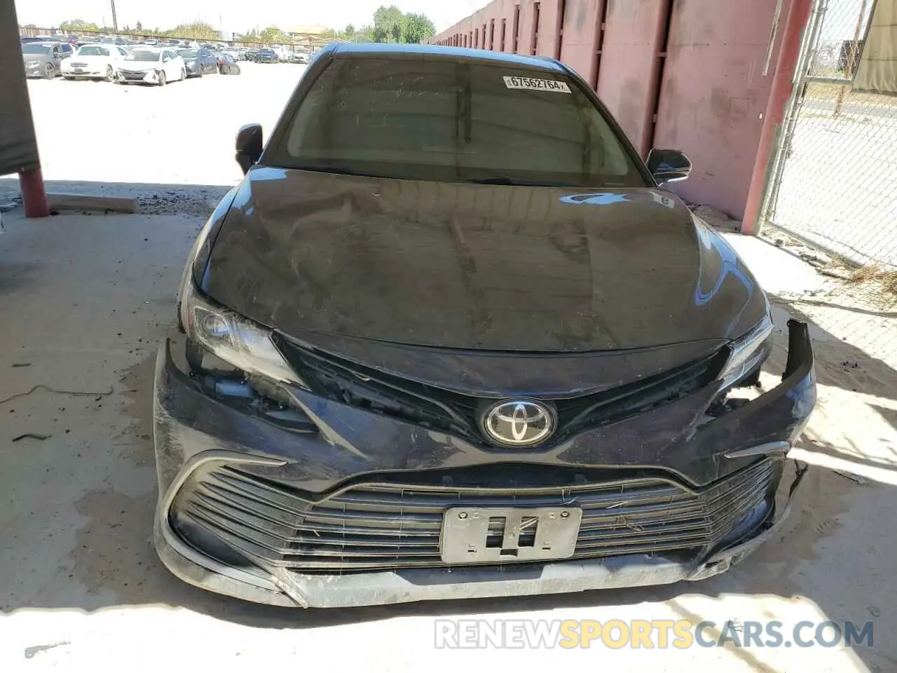 5 fotografías del automóvil dañado 4T1R11AK4MU489460 TOYOTA CAMRY 2021