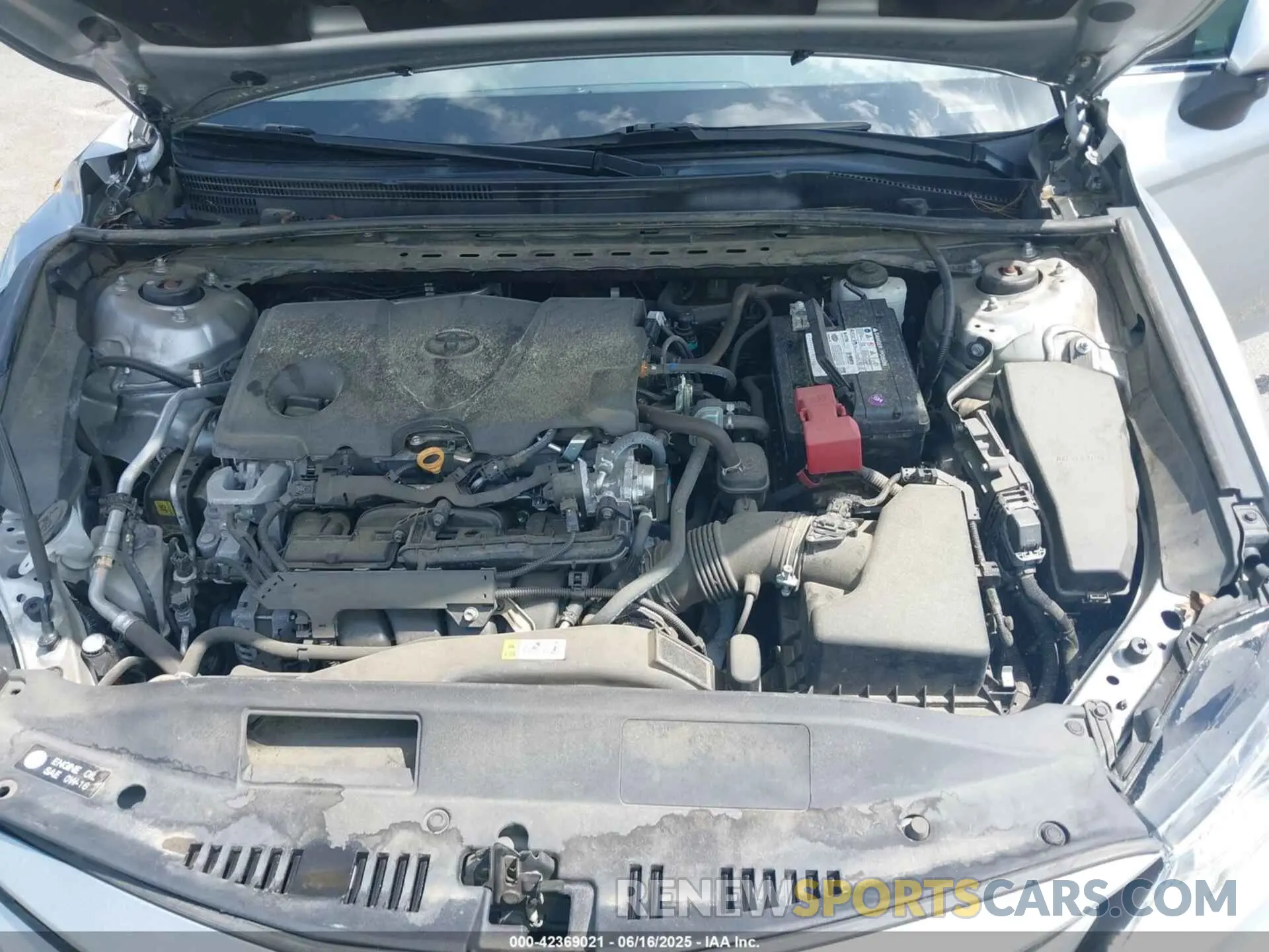 10 fotografías del automóvil dañado 4T1R11AK5MU433866 TOYOTA CAMRY 2021