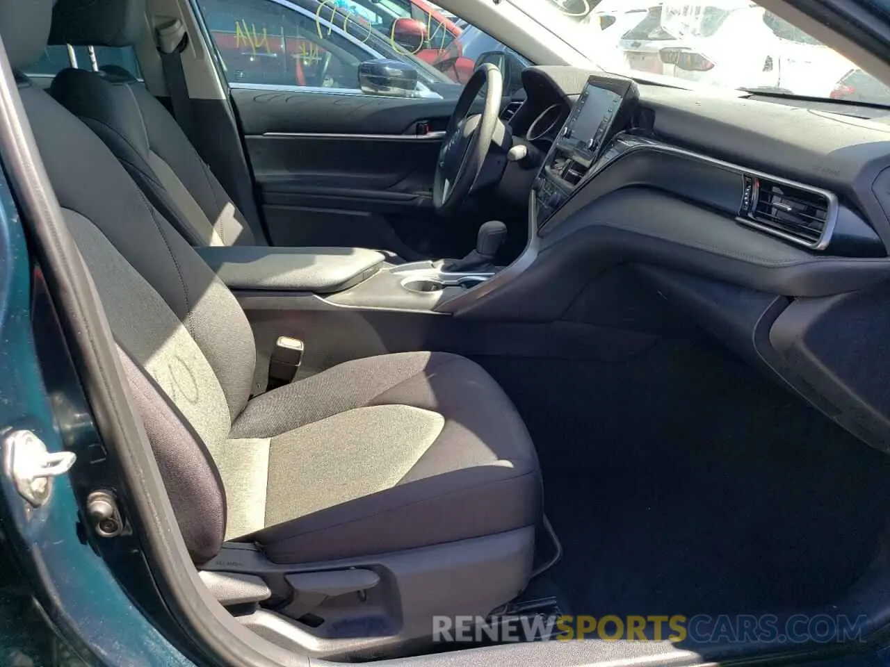 5 fotografías del automóvil dañado 4T1R11AK7MU574423 TOYOTA CAMRY 2021