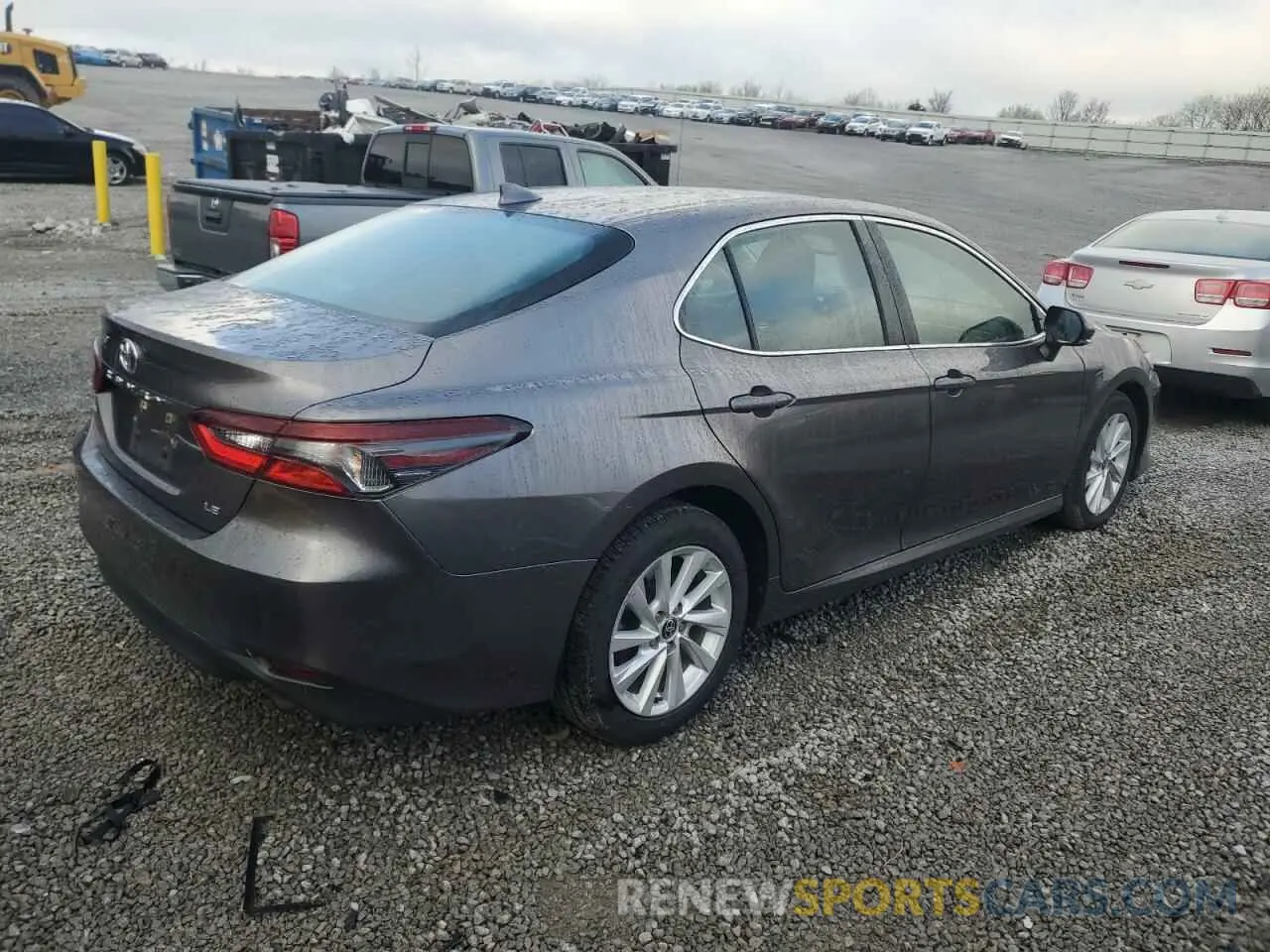 3 fotografías del automóvil dañado 4T1R11AK8MU495567 TOYOTA CAMRY 2021