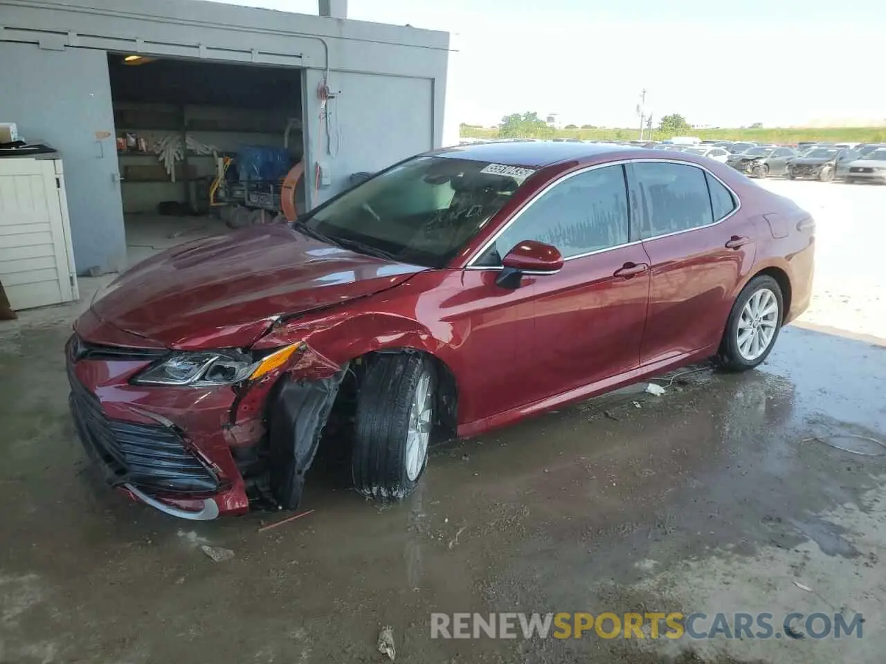 1 fotografías del automóvil dañado 4T1R11AKXMU487132 TOYOTA CAMRY 2021