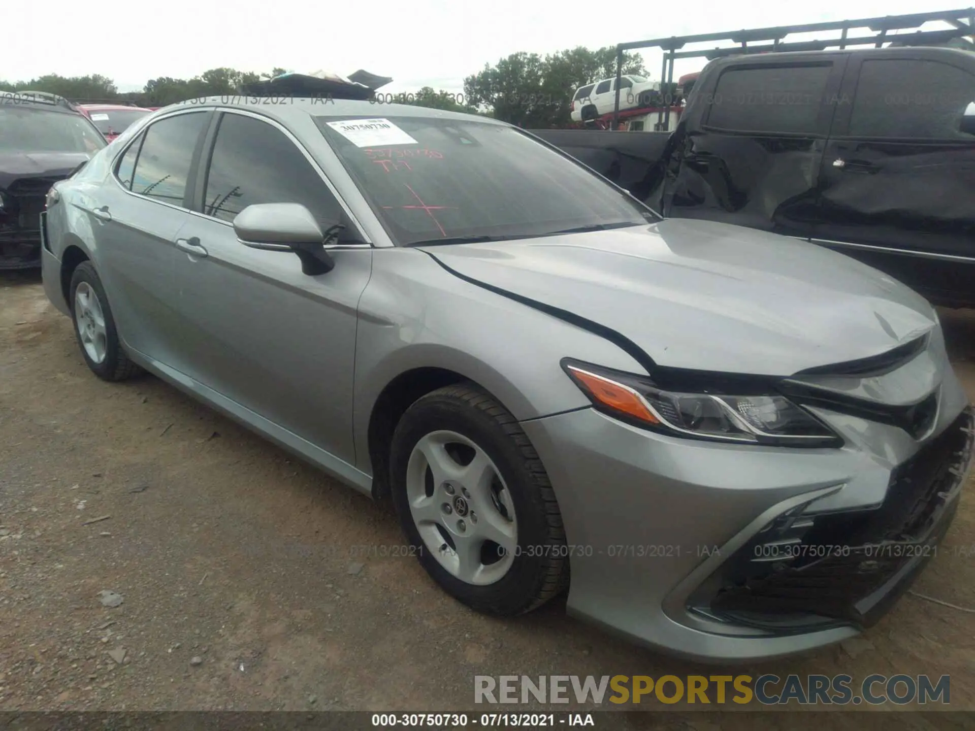 1 fotografías del automóvil dañado 4T1R11BK8MU037316 TOYOTA CAMRY 2021
