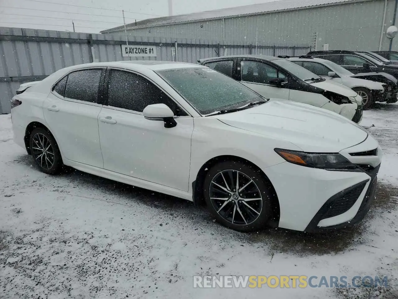 4 fotografías del automóvil dañado 4T1S11BK5MU042166 TOYOTA CAMRY 2021
