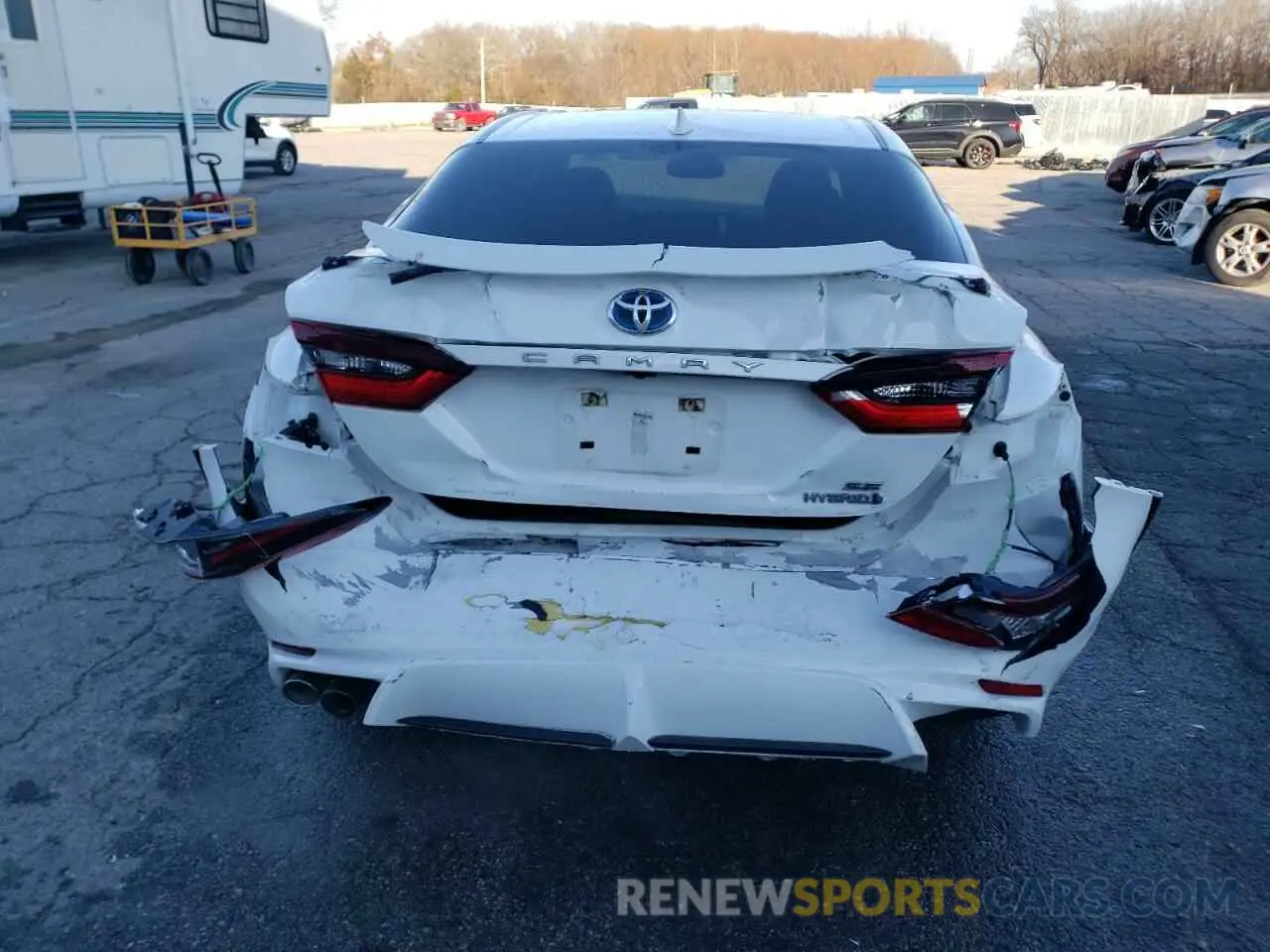 6 fotografías del automóvil dañado 4T1S31AK6MU554787 TOYOTA CAMRY 2021