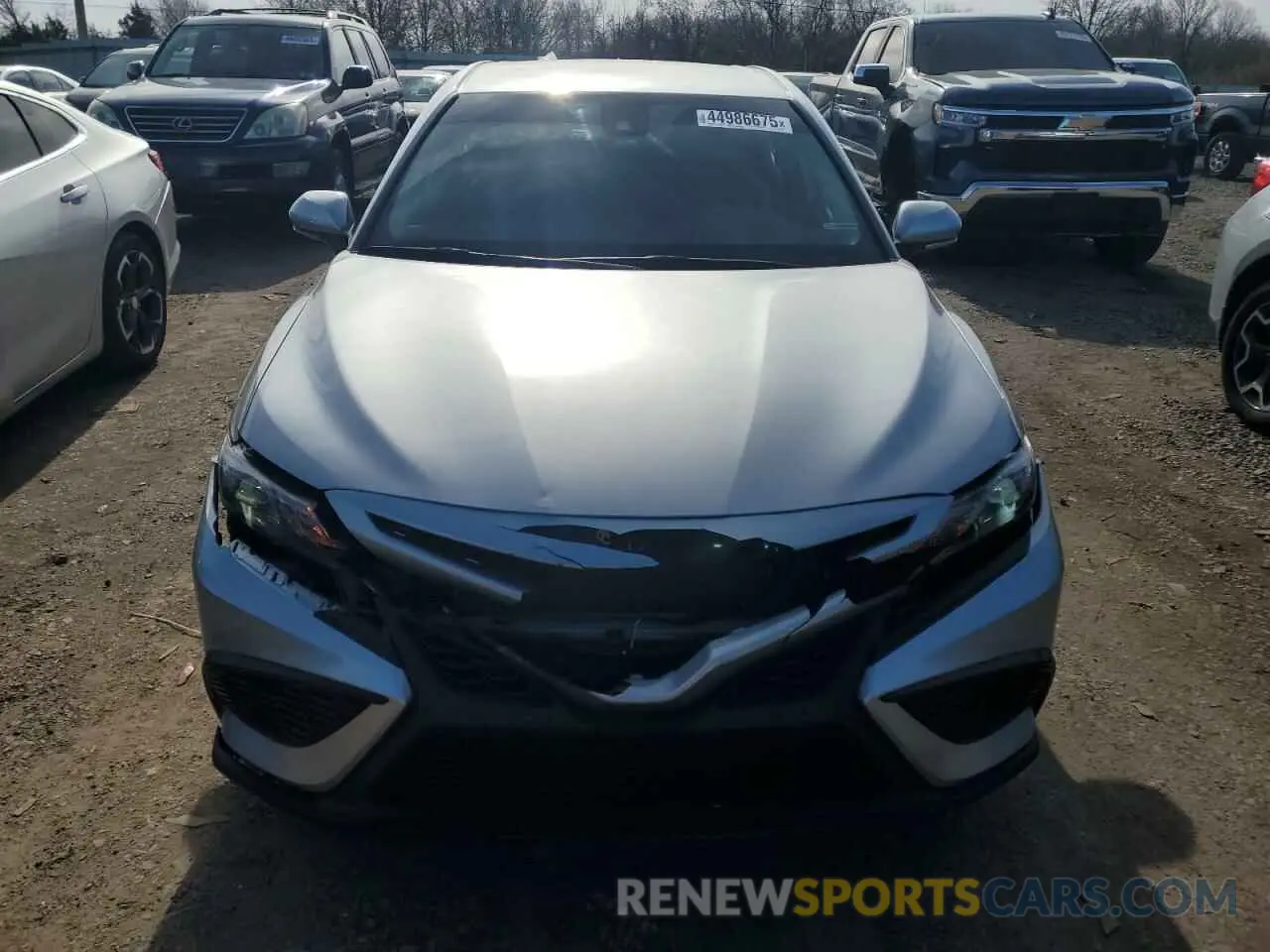 5 fotografías del automóvil dañado 4T1T11AK0MU522900 TOYOTA CAMRY 2021