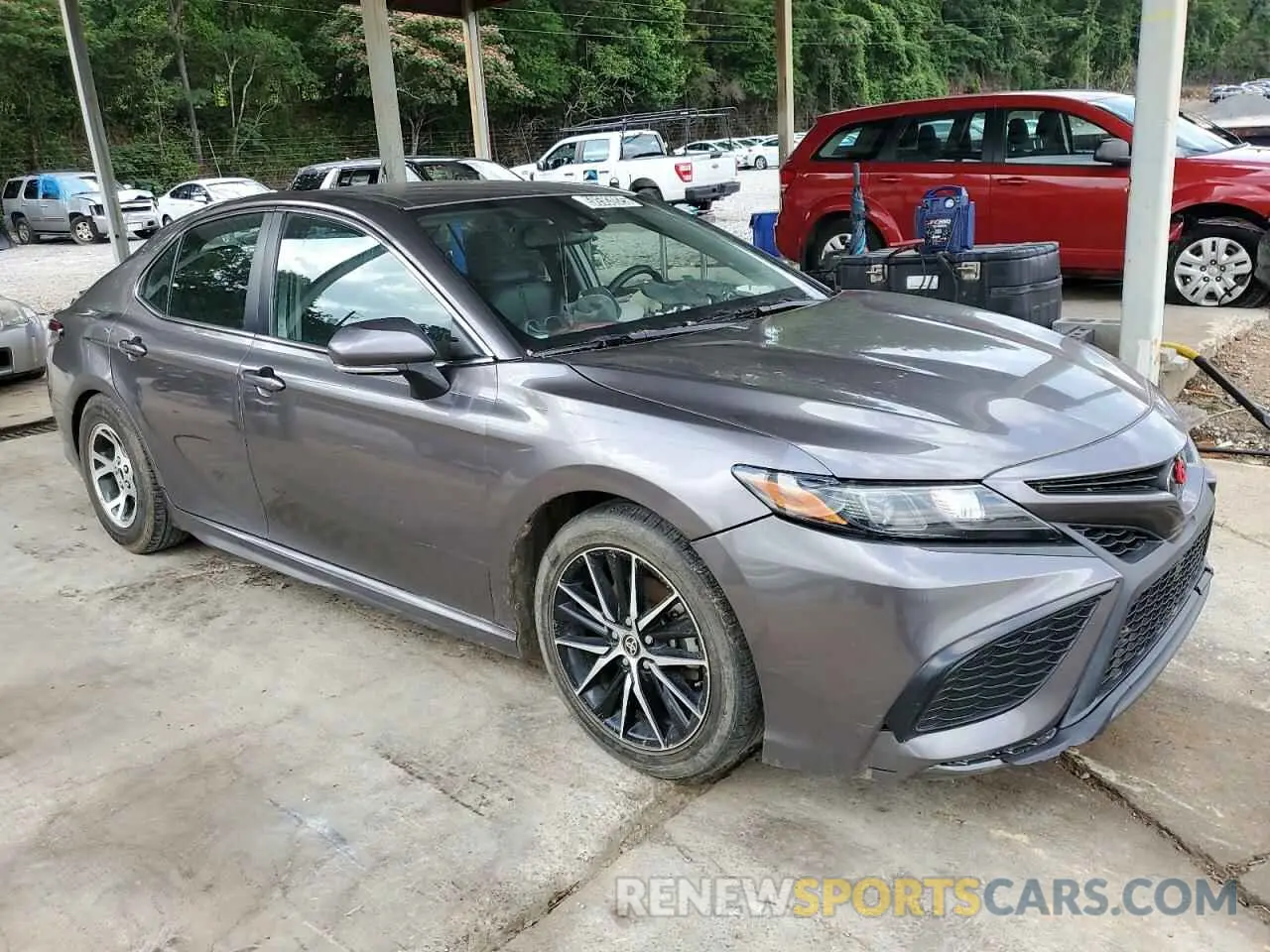 4 fotografías del automóvil dañado 4T1T11AK1MU494136 TOYOTA CAMRY 2021