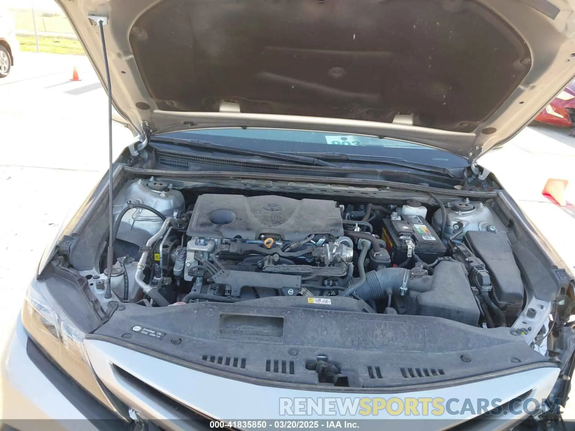 10 fotografías del automóvil dañado 4T1T11AK3MU431765 TOYOTA CAMRY 2021