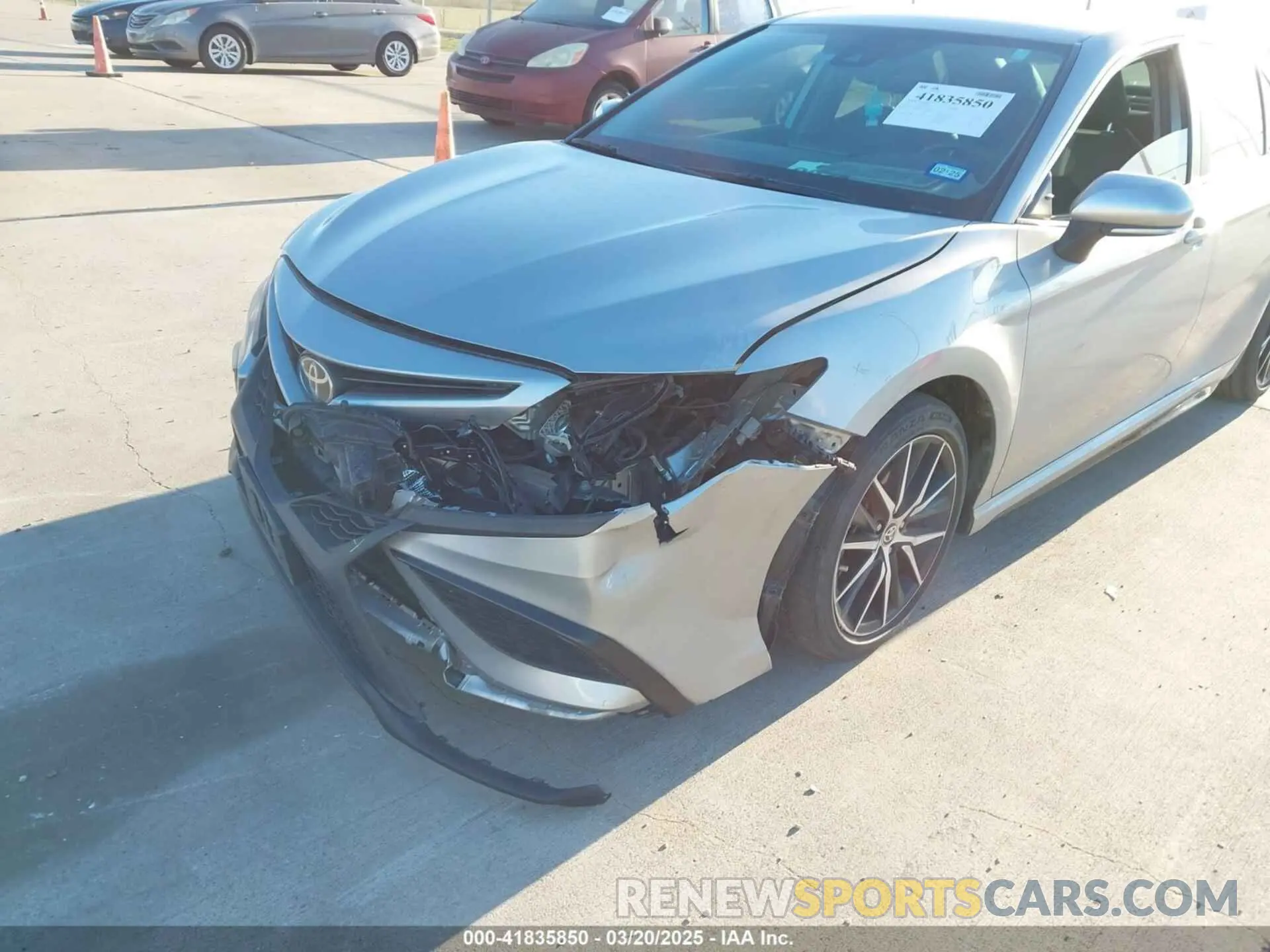 6 fotografías del automóvil dañado 4T1T11AK3MU431765 TOYOTA CAMRY 2021