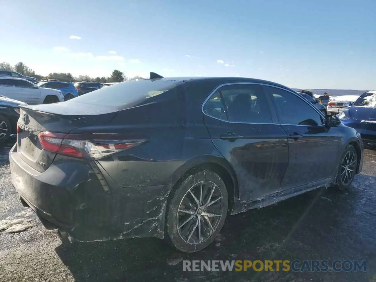 3 fotografías del automóvil dañado 4T1T11AK9MU566877 TOYOTA CAMRY 2021