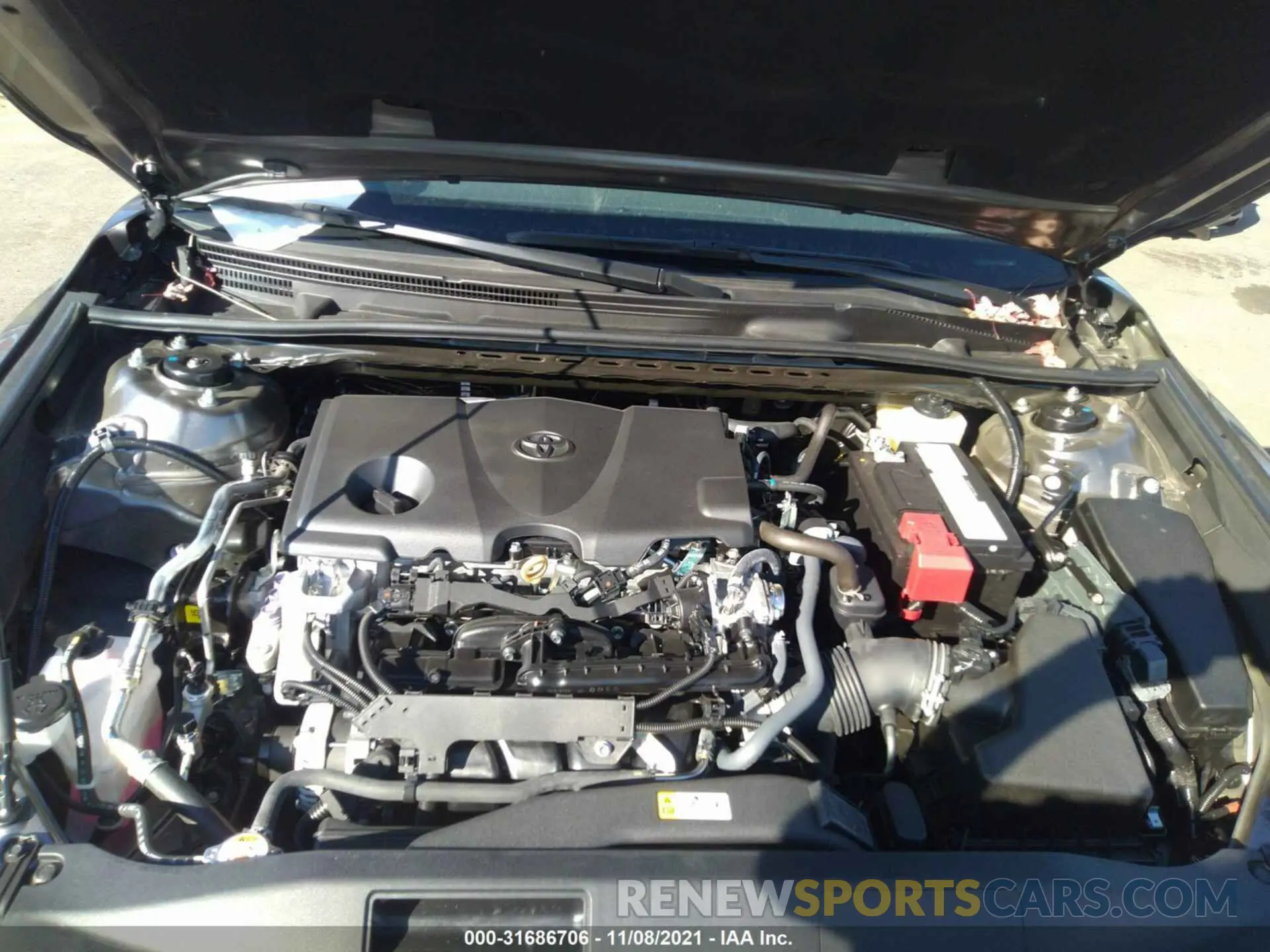 10 fotografías del automóvil dañado 4T1T11AKXMU591626 TOYOTA CAMRY 2021
