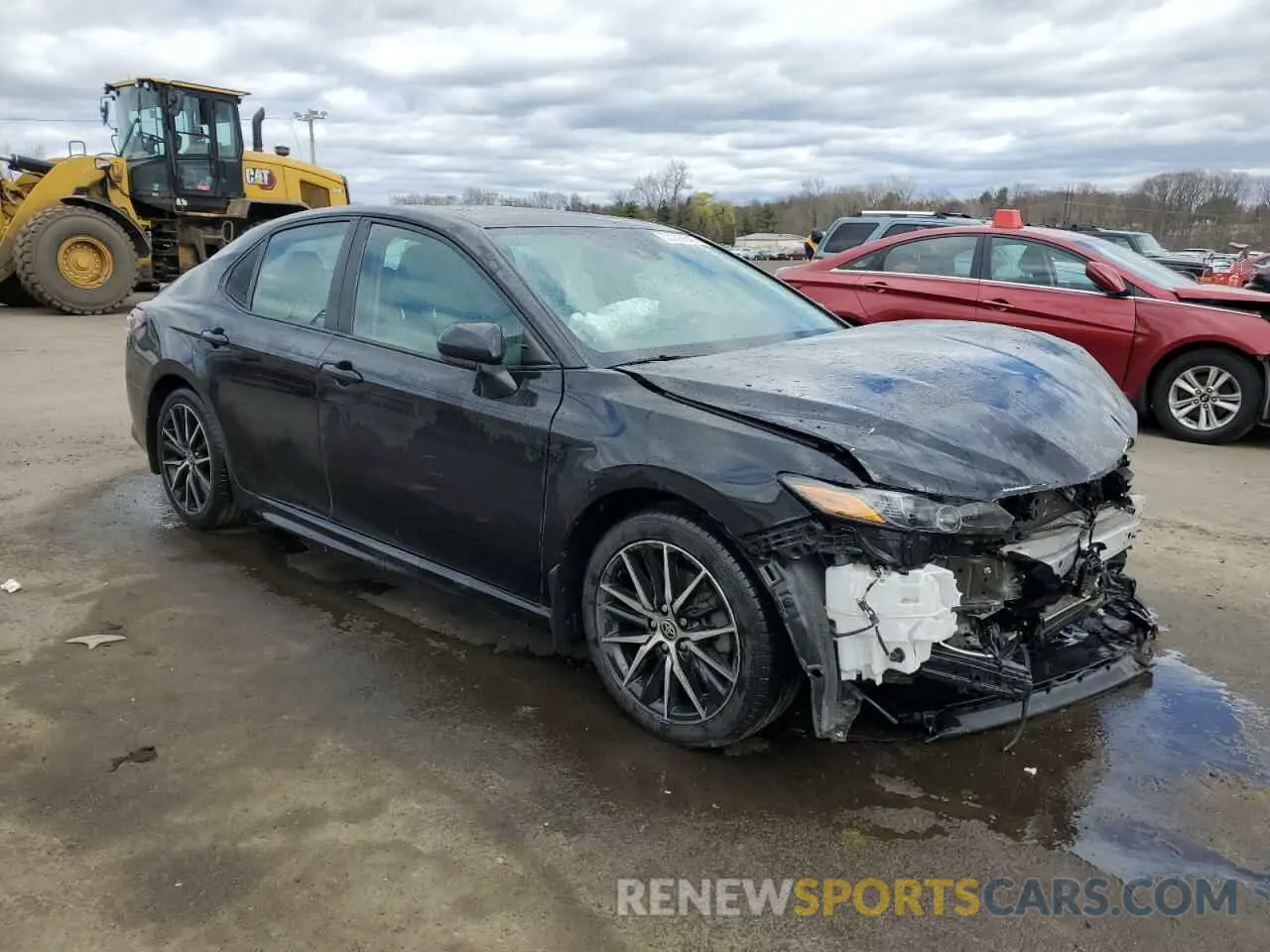 4 fotografías del automóvil dañado 4T1T11BK4MU024441 TOYOTA CAMRY 2021