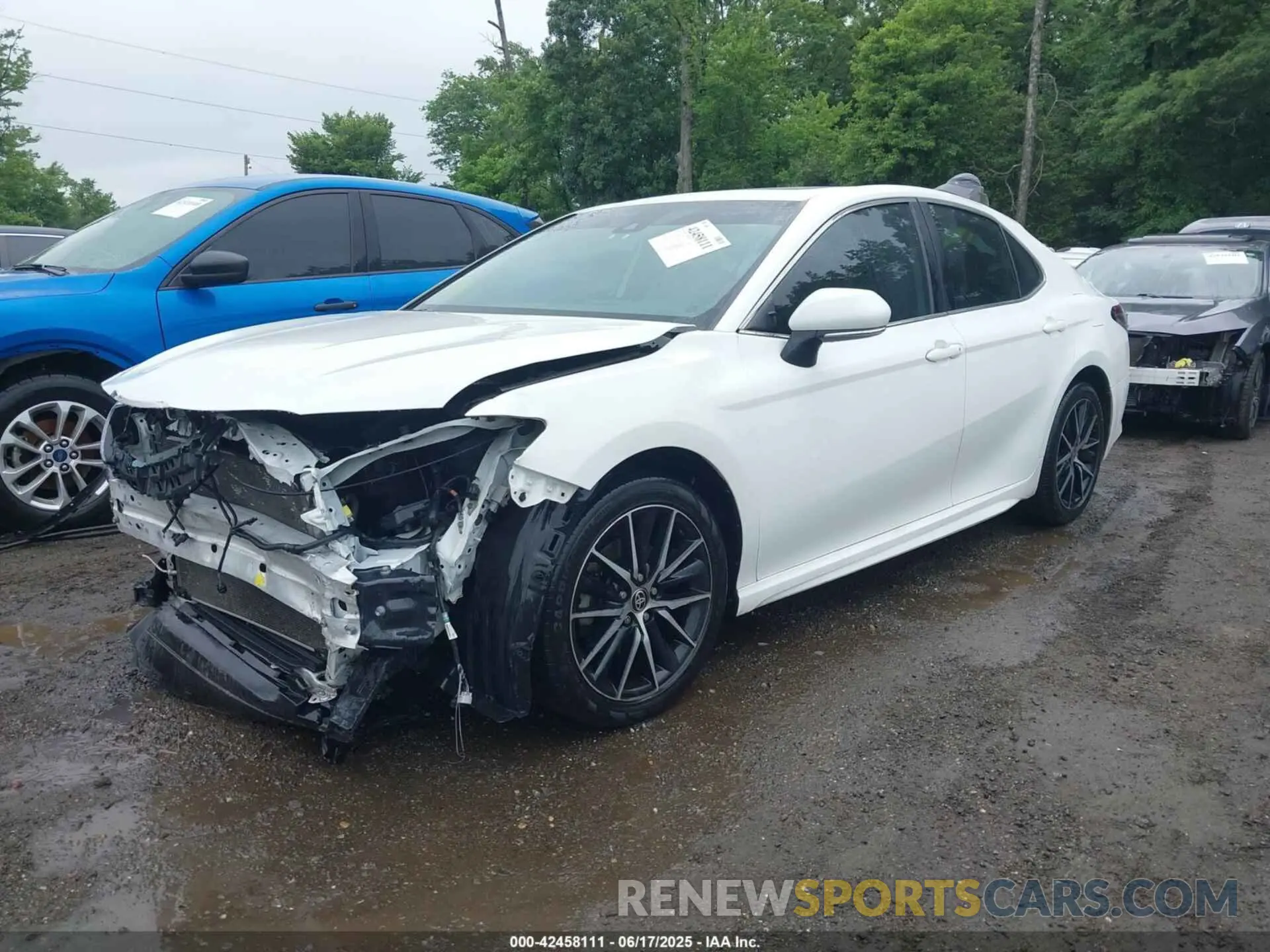 2 fotografías del automóvil dañado 4T1T11BK6MU031374 TOYOTA CAMRY 2021