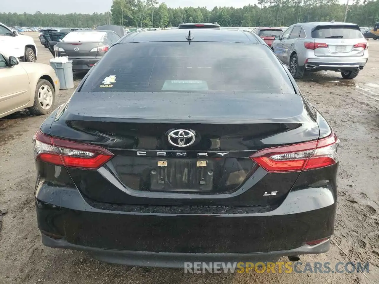 6 fotografías del automóvil dañado 4T1C11AK0NU659692 TOYOTA CAMRY 2022