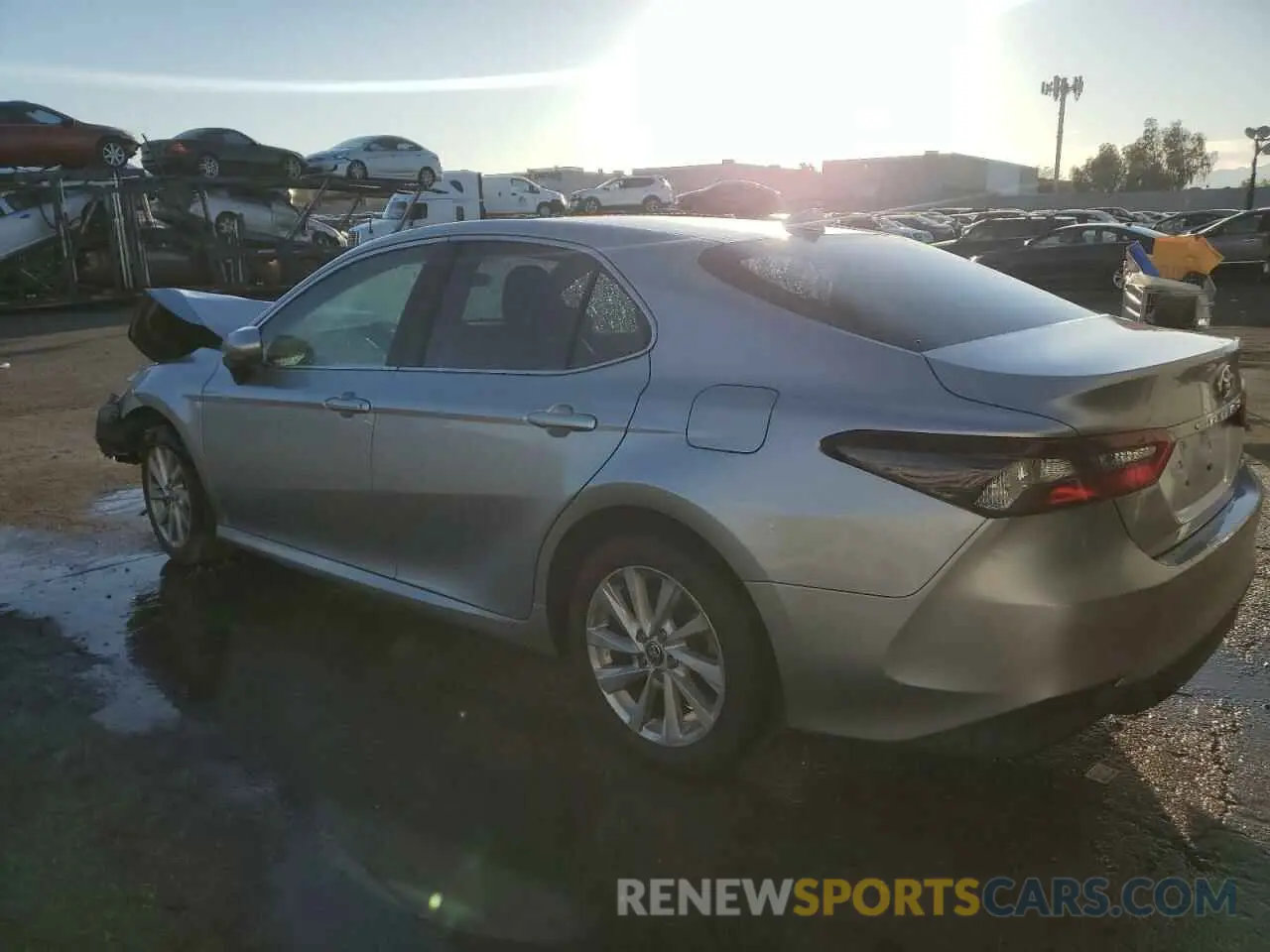 2 fotografías del automóvil dañado 4T1C11AK0NU664424 TOYOTA CAMRY 2022