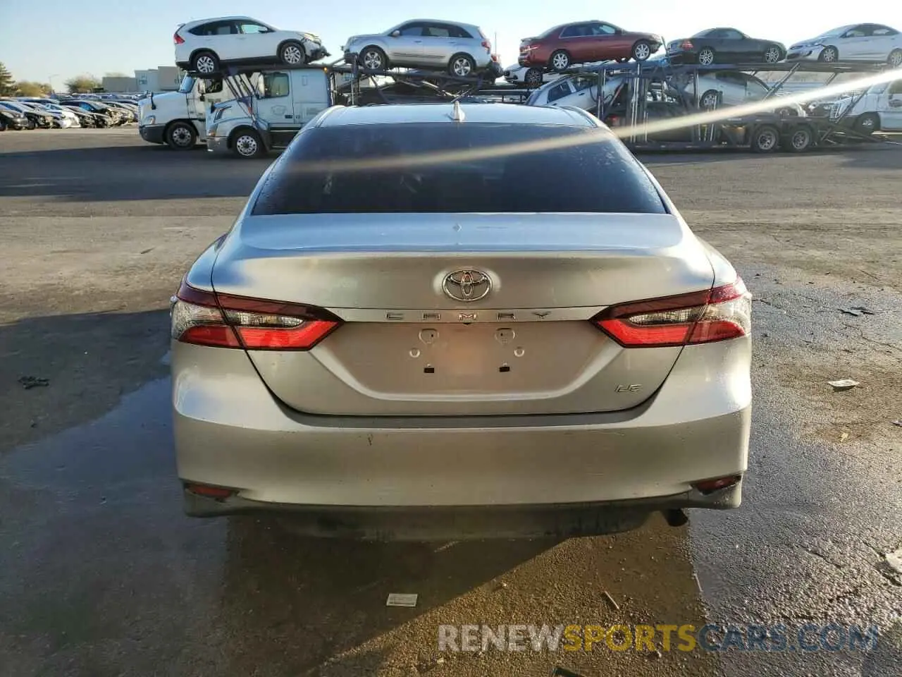 6 fotografías del automóvil dañado 4T1C11AK0NU664424 TOYOTA CAMRY 2022