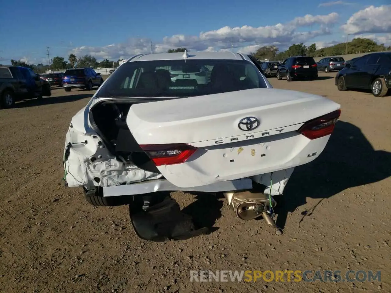 6 fotografías del automóvil dañado 4T1C11AK0NU673625 TOYOTA CAMRY 2022