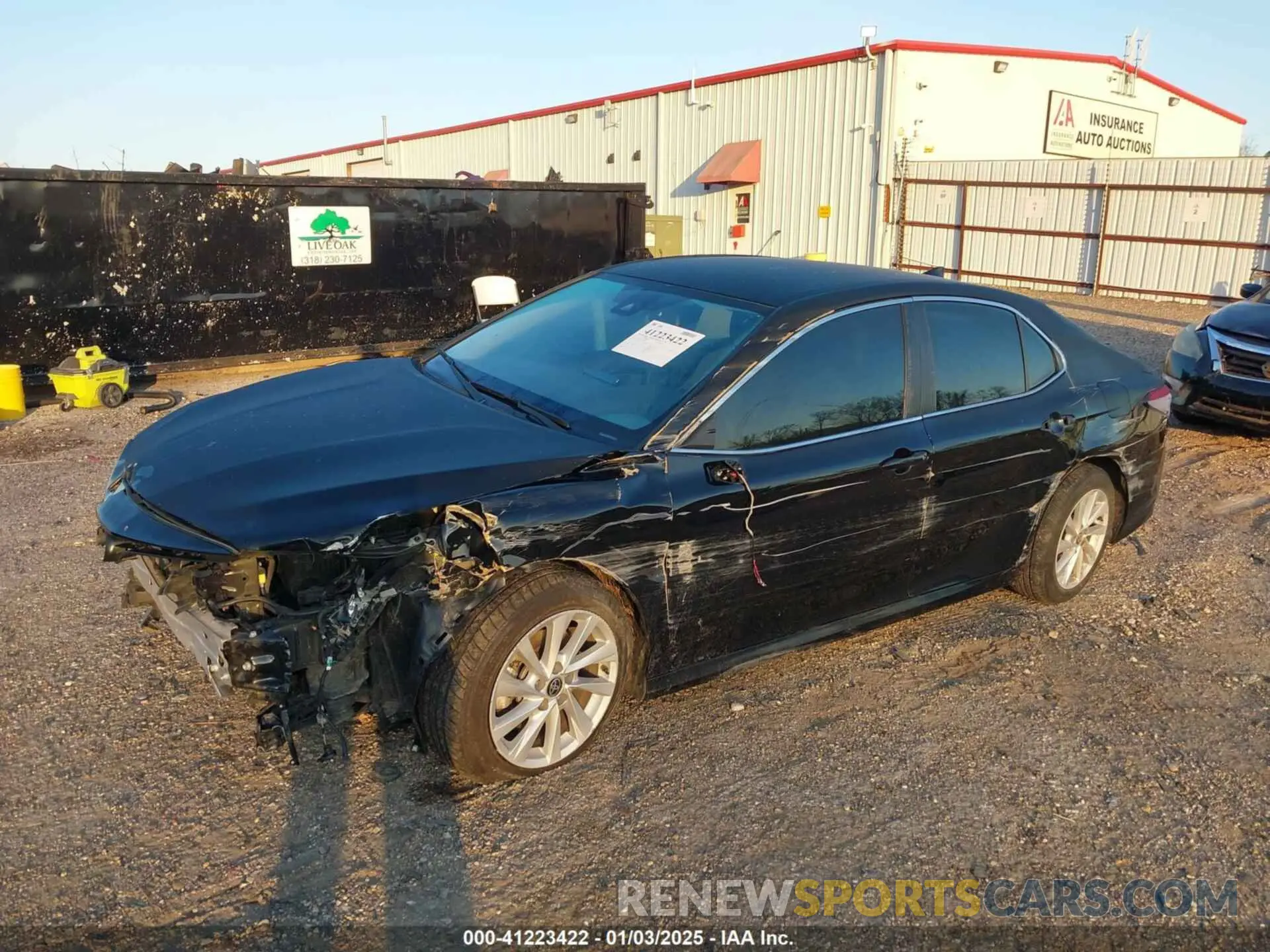 2 fotografías del automóvil dañado 4T1C11AK0NU692739 TOYOTA CAMRY 2022
