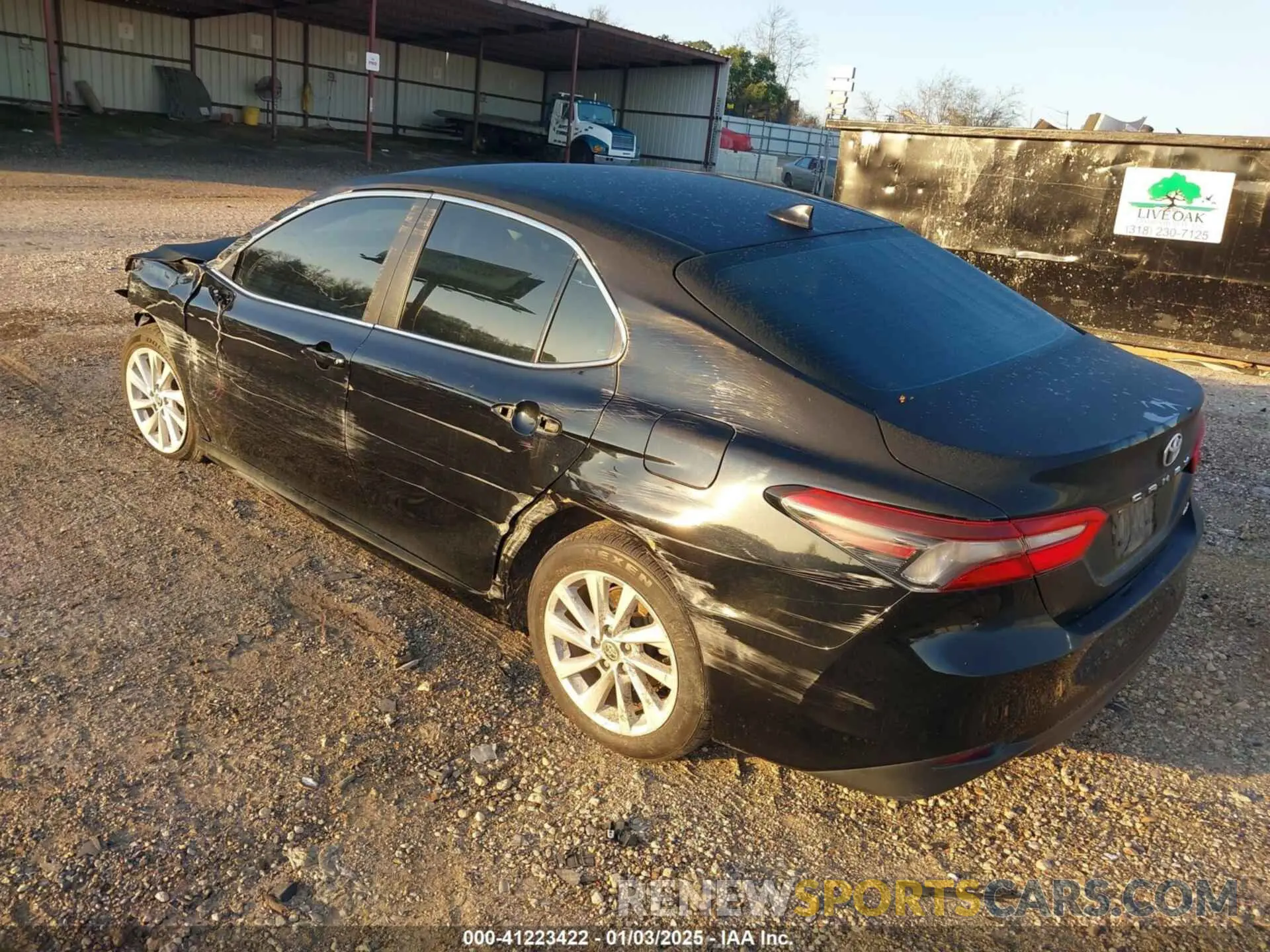 3 fotografías del automóvil dañado 4T1C11AK0NU692739 TOYOTA CAMRY 2022