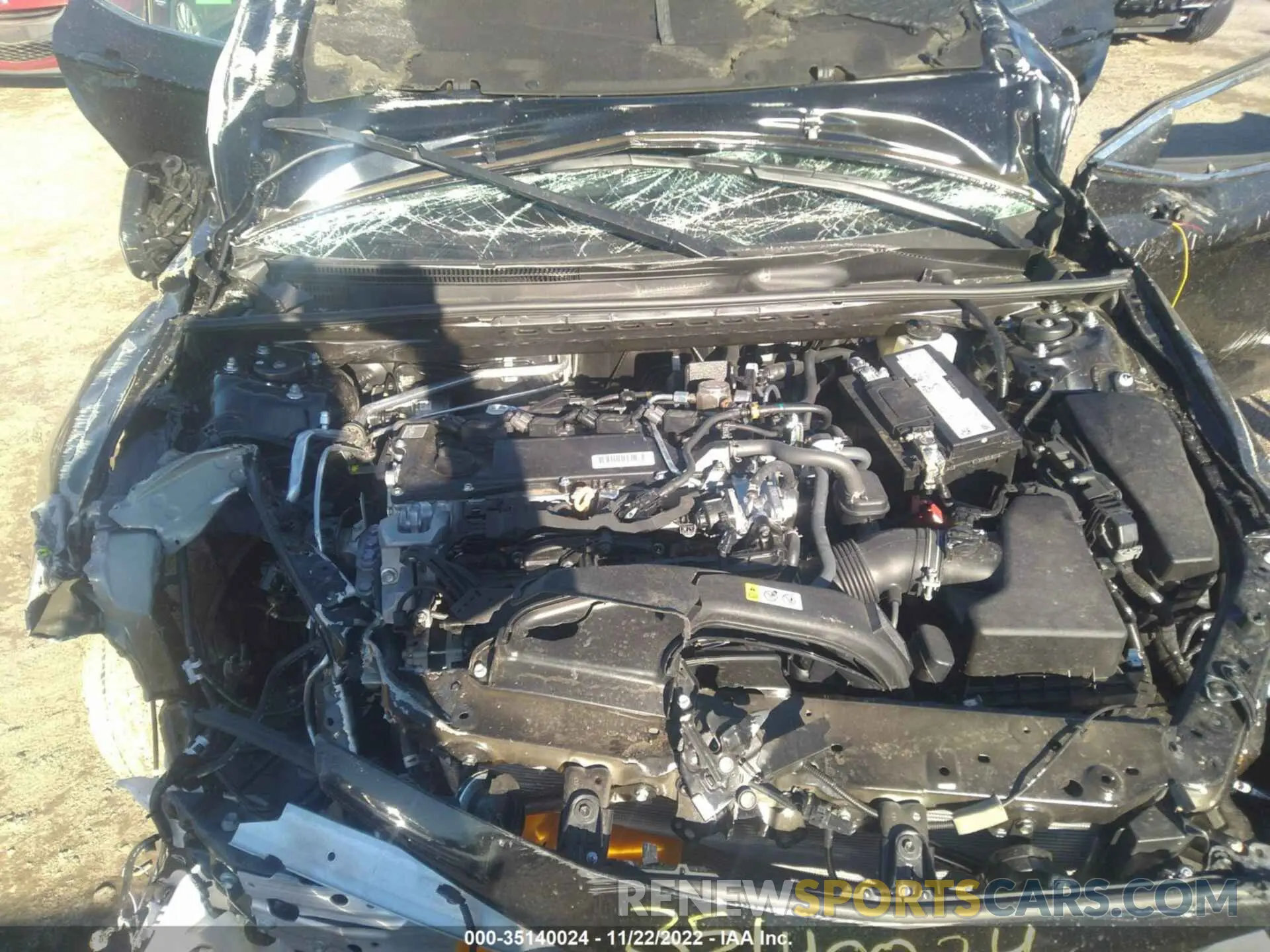 10 fotografías del automóvil dañado 4T1C11AK1NU036808 TOYOTA CAMRY 2022