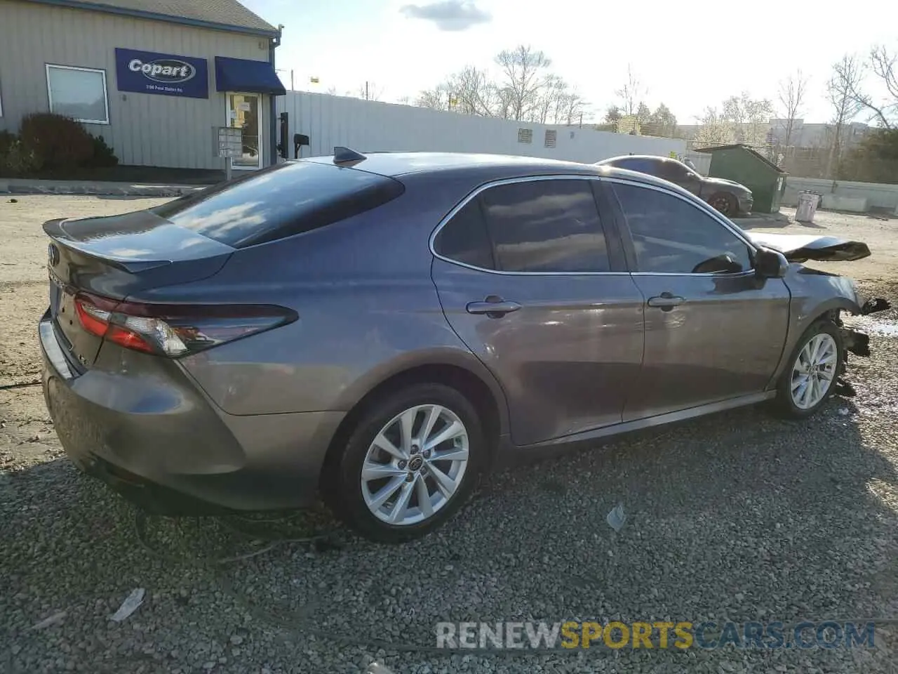 3 fotografías del automóvil dañado 4T1C11AK1NU630461 TOYOTA CAMRY 2022