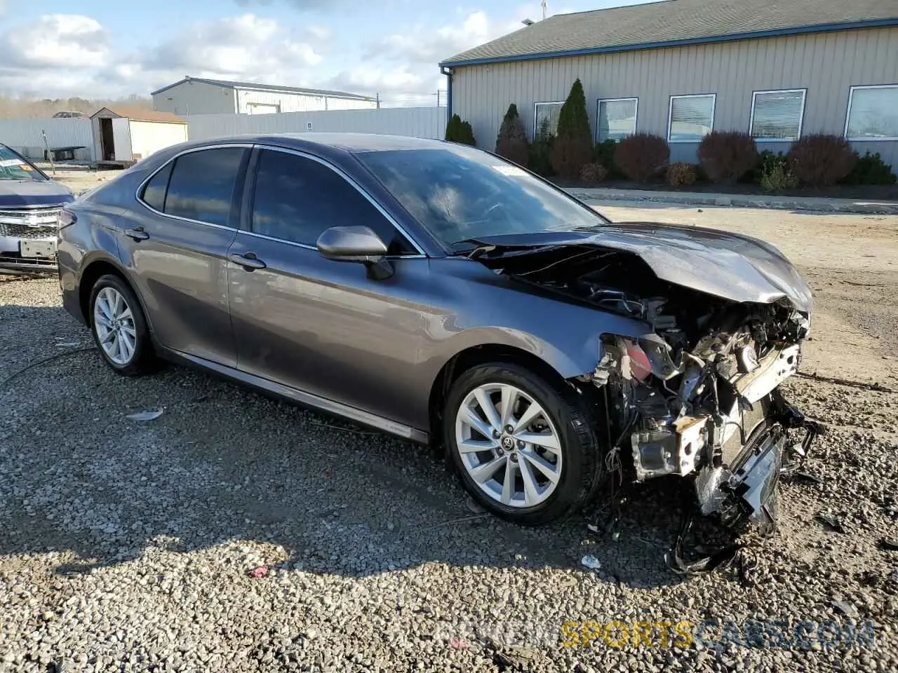 4 fotografías del automóvil dañado 4T1C11AK1NU630461 TOYOTA CAMRY 2022