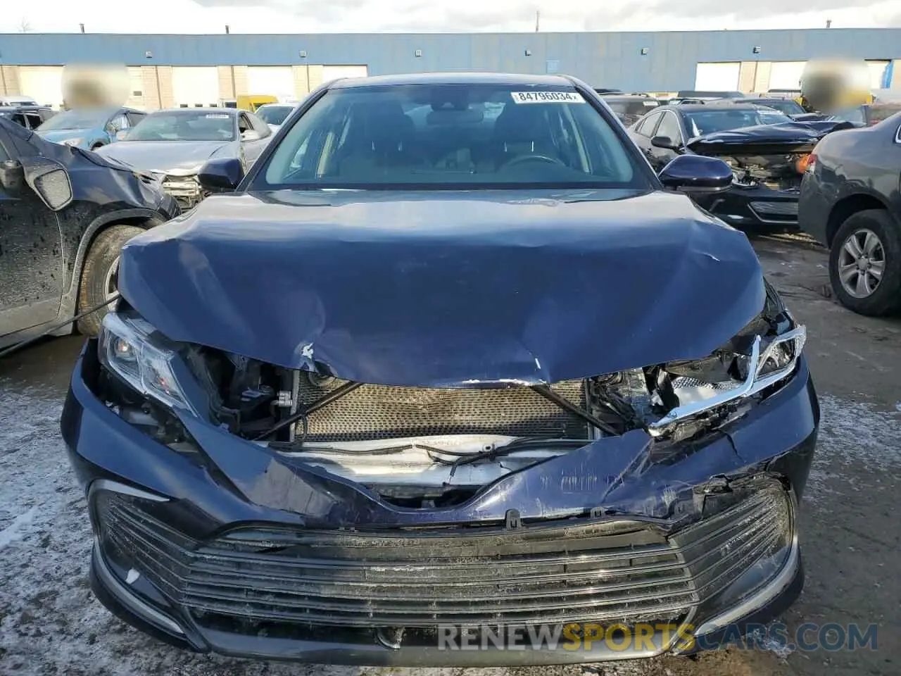 5 fotografías del automóvil dañado 4T1C11AK1NU647048 TOYOTA CAMRY 2022