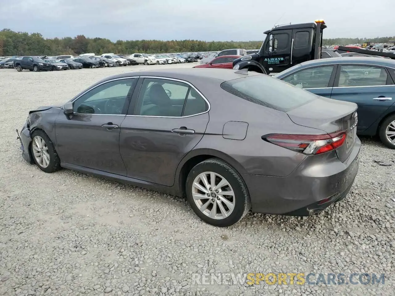 2 fotografías del automóvil dañado 4T1C11AK1NU654470 TOYOTA CAMRY 2022