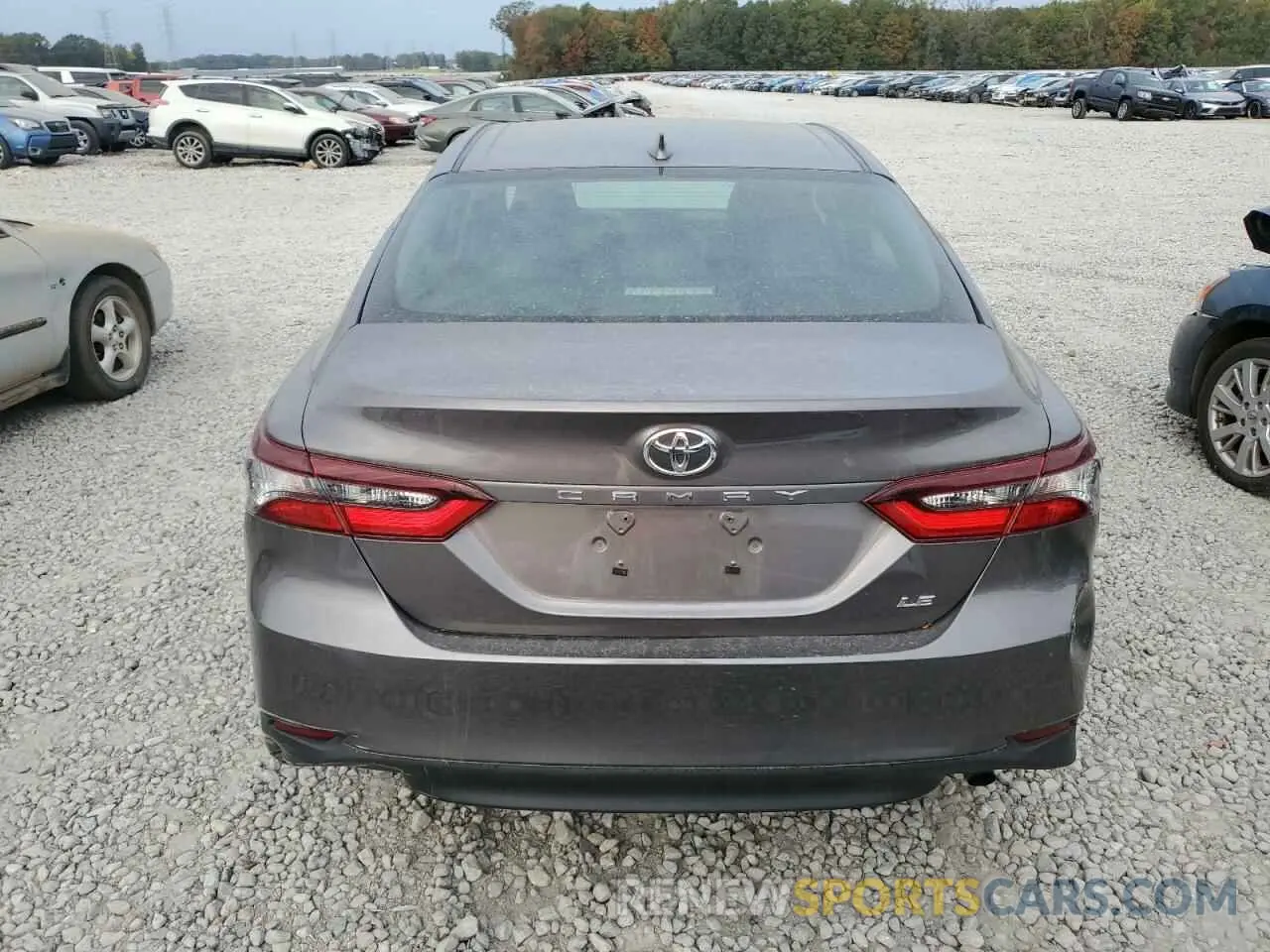6 fotografías del automóvil dañado 4T1C11AK1NU654470 TOYOTA CAMRY 2022