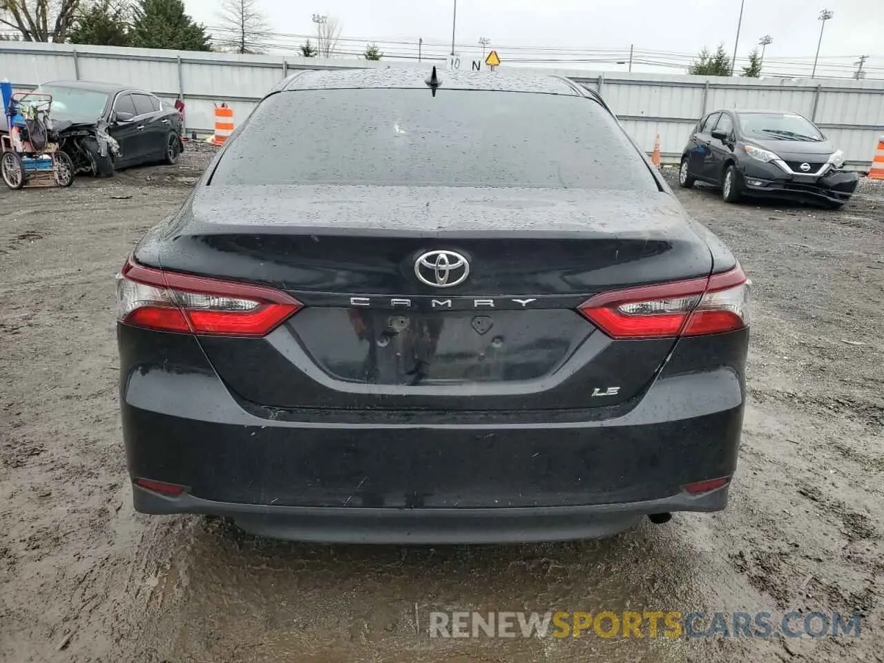 6 fotografías del automóvil dañado 4T1C11AK2NU651660 TOYOTA CAMRY 2022