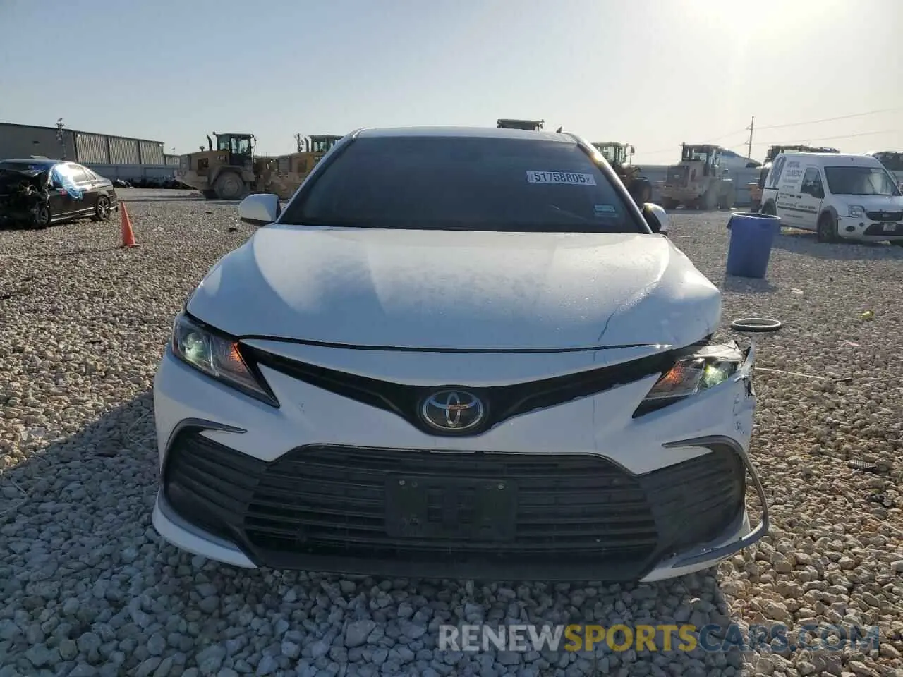 5 fotografías del automóvil dañado 4T1C11AK2NU679006 TOYOTA CAMRY 2022