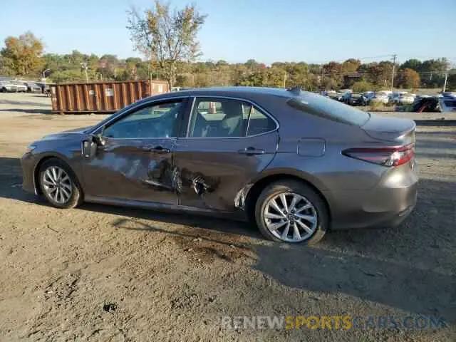 2 fotografías del automóvil dañado 4T1C11AK3NU046479 TOYOTA CAMRY 2022