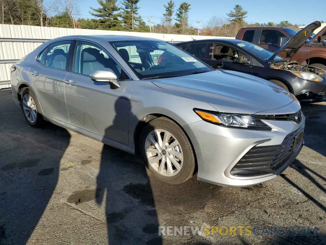 4 fotografías del automóvil dañado 4T1C11AK3NU046983 TOYOTA CAMRY 2022