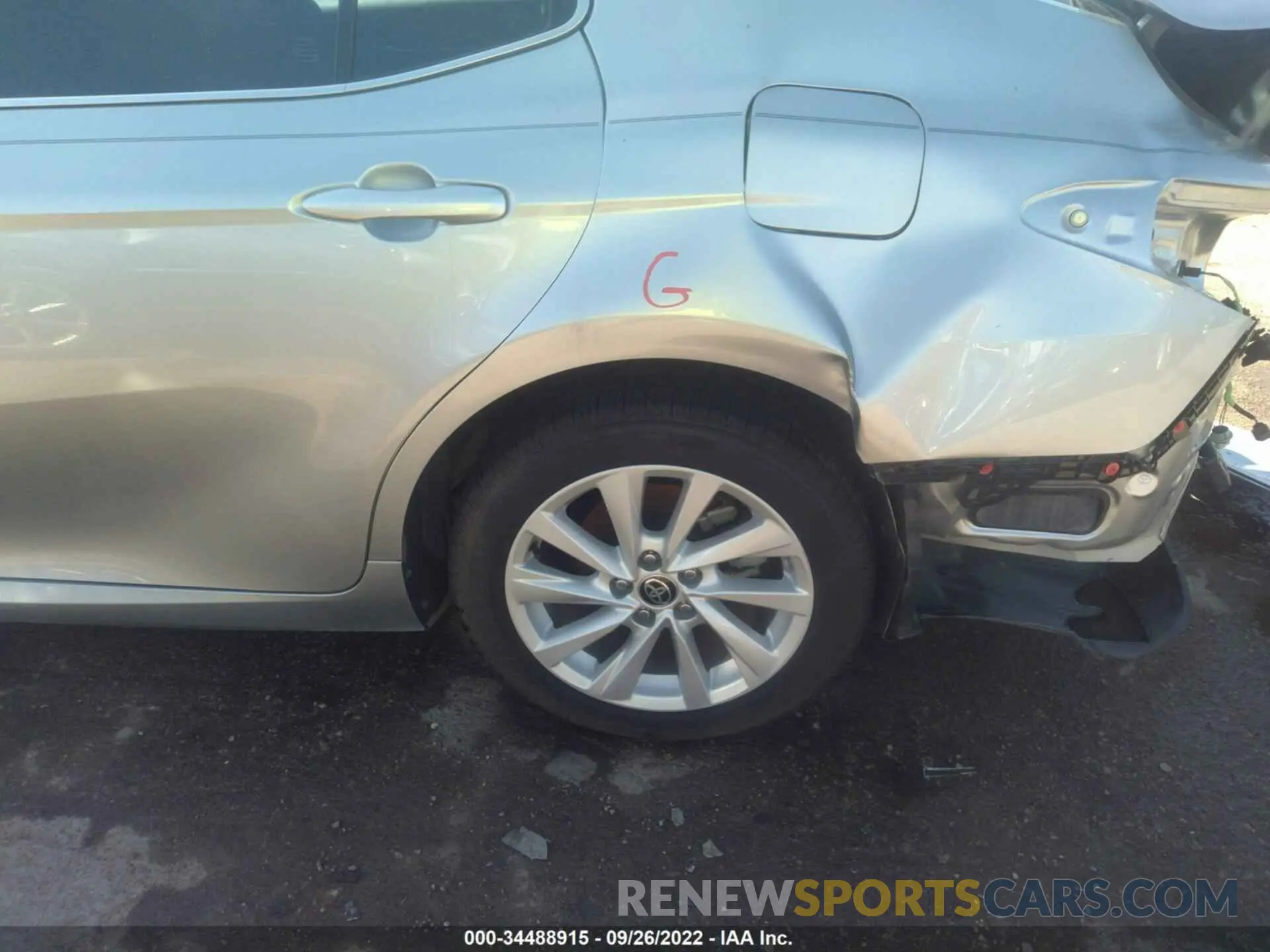 14 fotografías del automóvil dañado 4T1C11AK3NU637184 TOYOTA CAMRY 2022