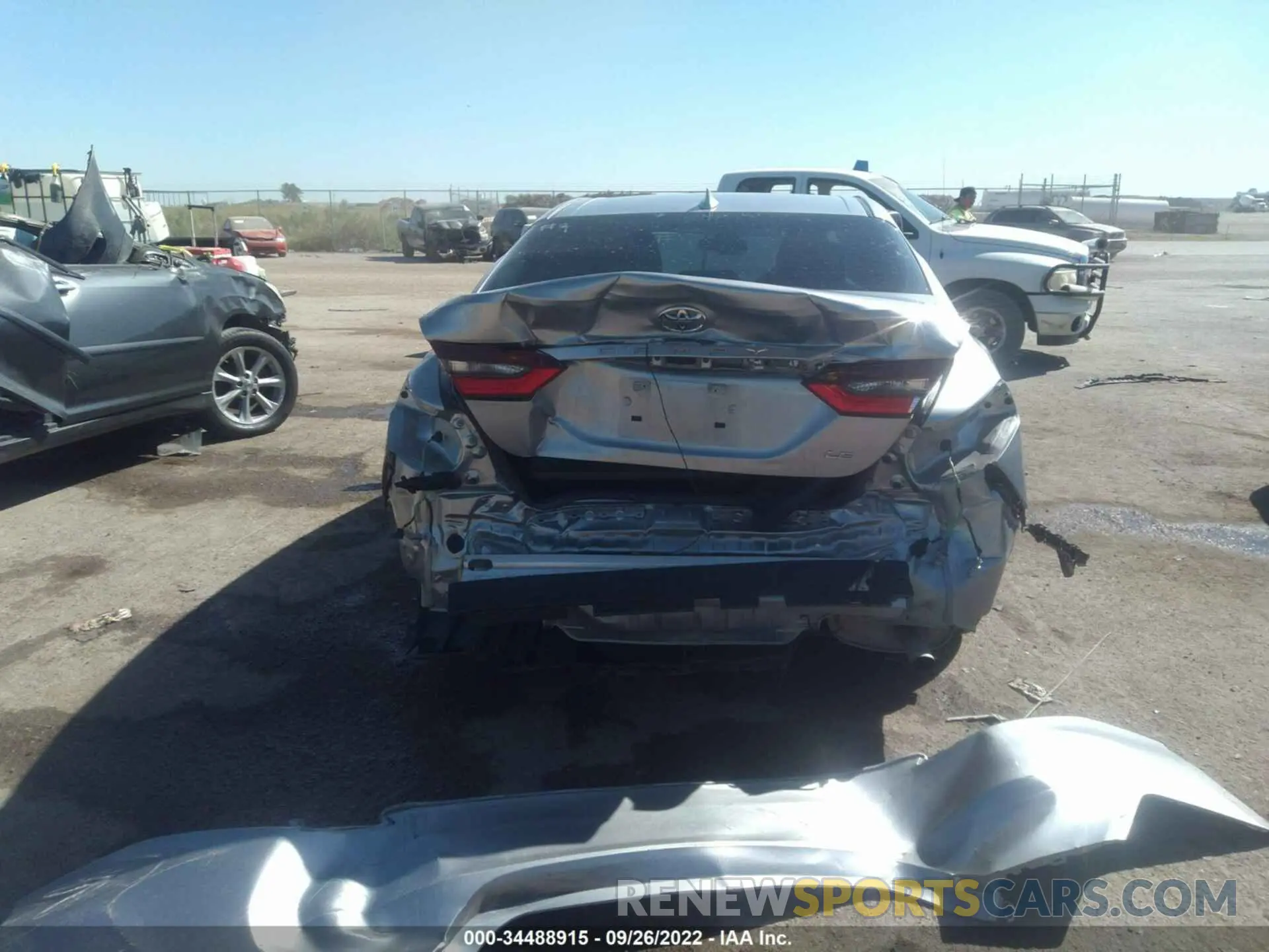 6 fotografías del automóvil dañado 4T1C11AK3NU637184 TOYOTA CAMRY 2022