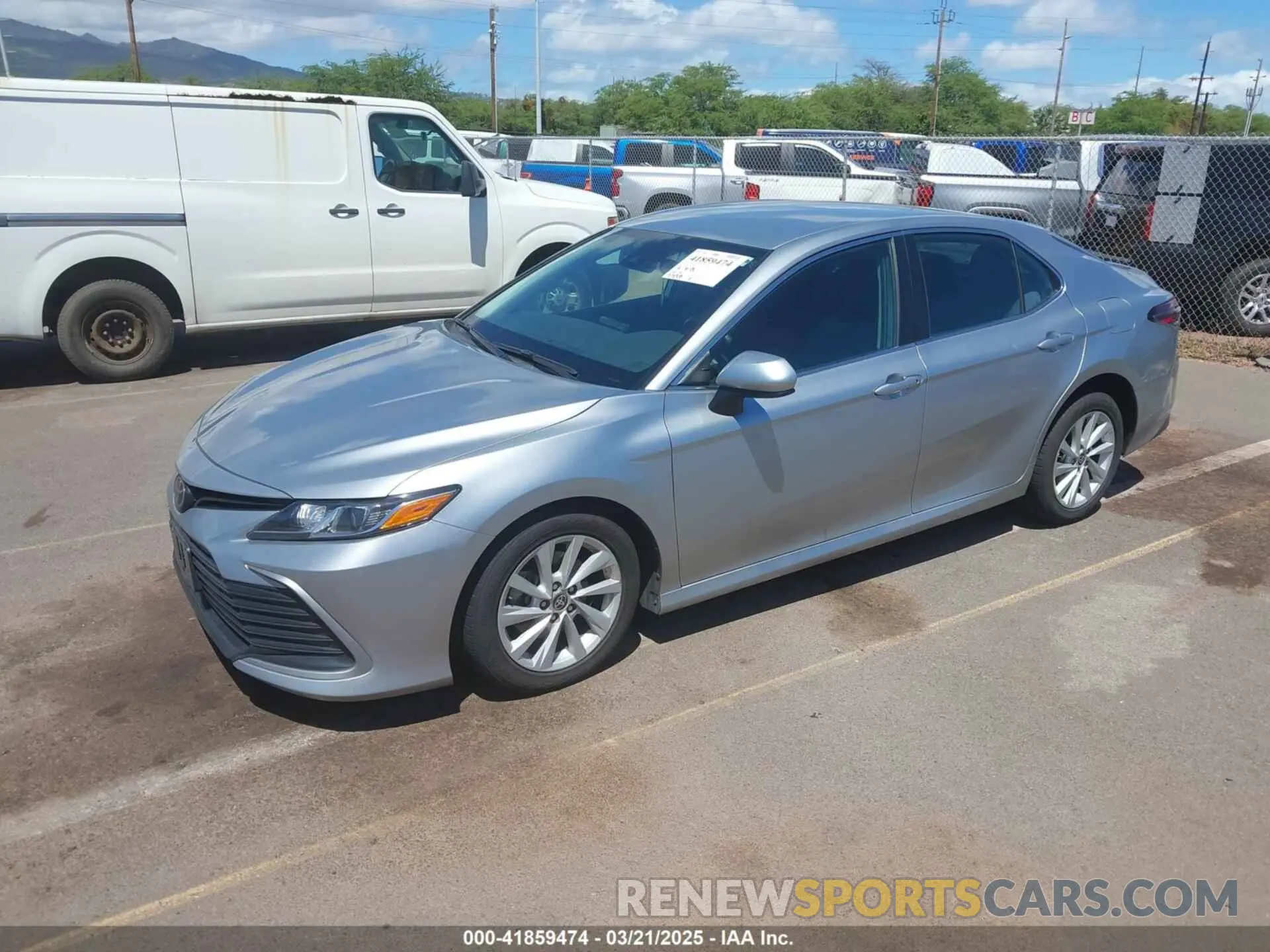 2 fotografías del automóvil dañado 4T1C11AK3NU638299 TOYOTA CAMRY 2022