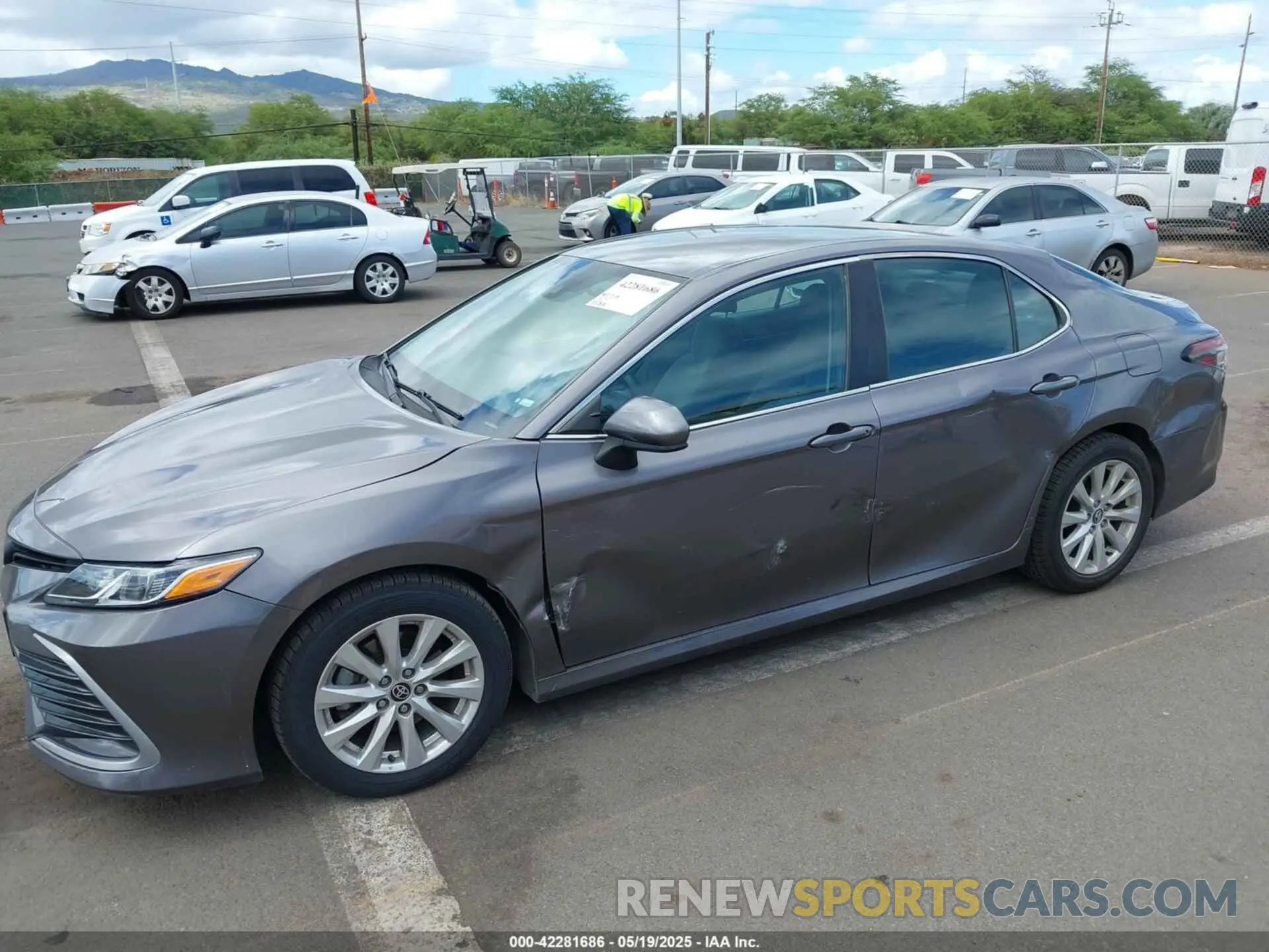 6 fotografías del automóvil dañado 4T1C11AK3NU643163 TOYOTA CAMRY 2022
