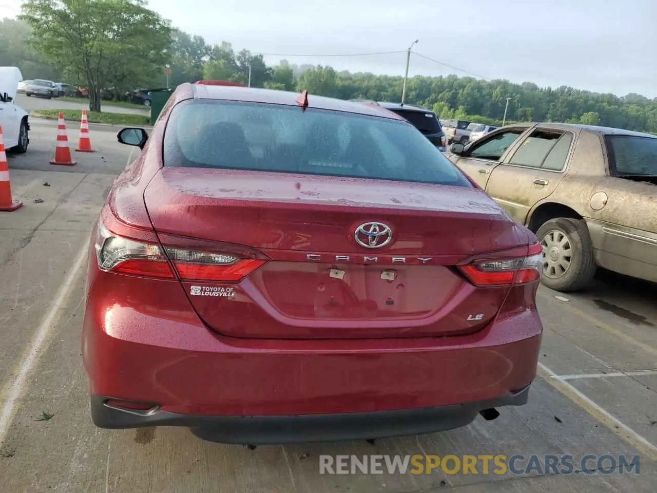 6 fotografías del automóvil dañado 4T1C11AK3NU678379 TOYOTA CAMRY 2022
