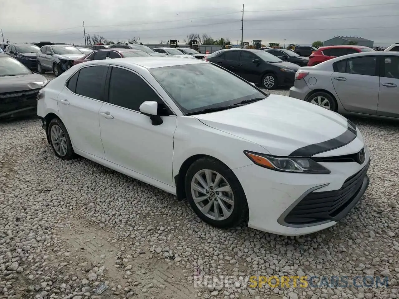4 fotografías del automóvil dañado 4T1C11AK4NU018884 TOYOTA CAMRY 2022