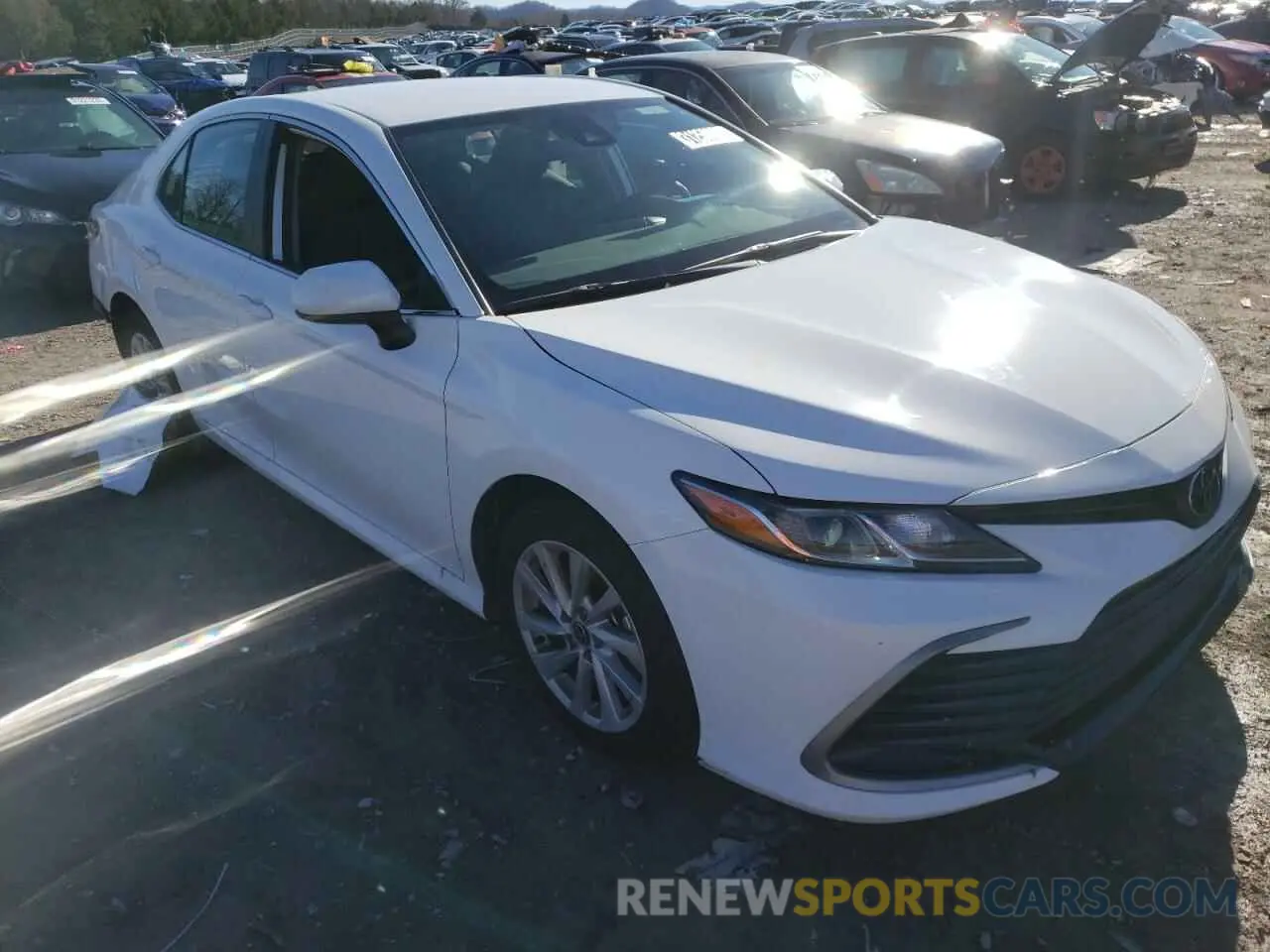 1 fotografías del automóvil dañado 4T1C11AK4NU498960 TOYOTA CAMRY 2022