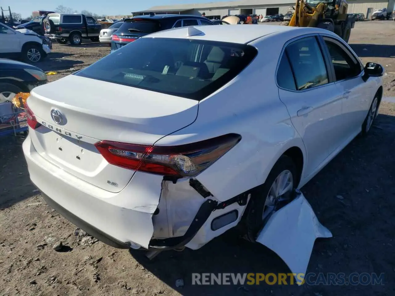 4 fotografías del automóvil dañado 4T1C11AK4NU498960 TOYOTA CAMRY 2022