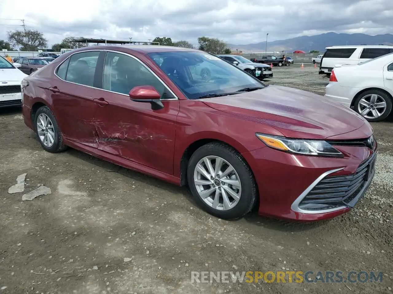 4 fotografías del automóvil dañado 4T1C11AK4NU499865 TOYOTA CAMRY 2022
