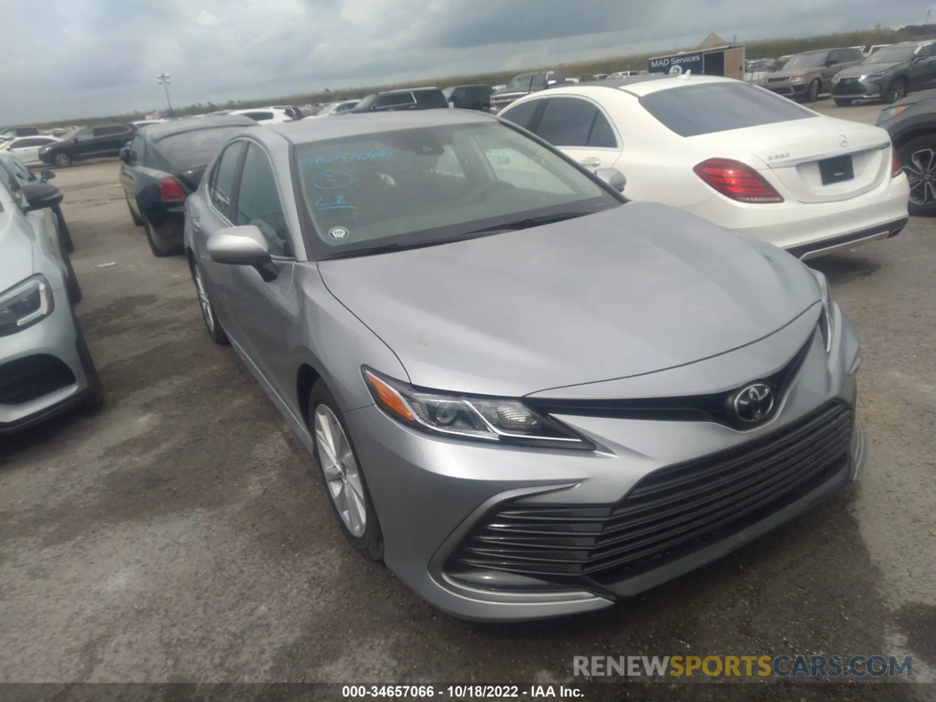 1 fotografías del automóvil dañado 4T1C11AK4NU627702 TOYOTA CAMRY 2022
